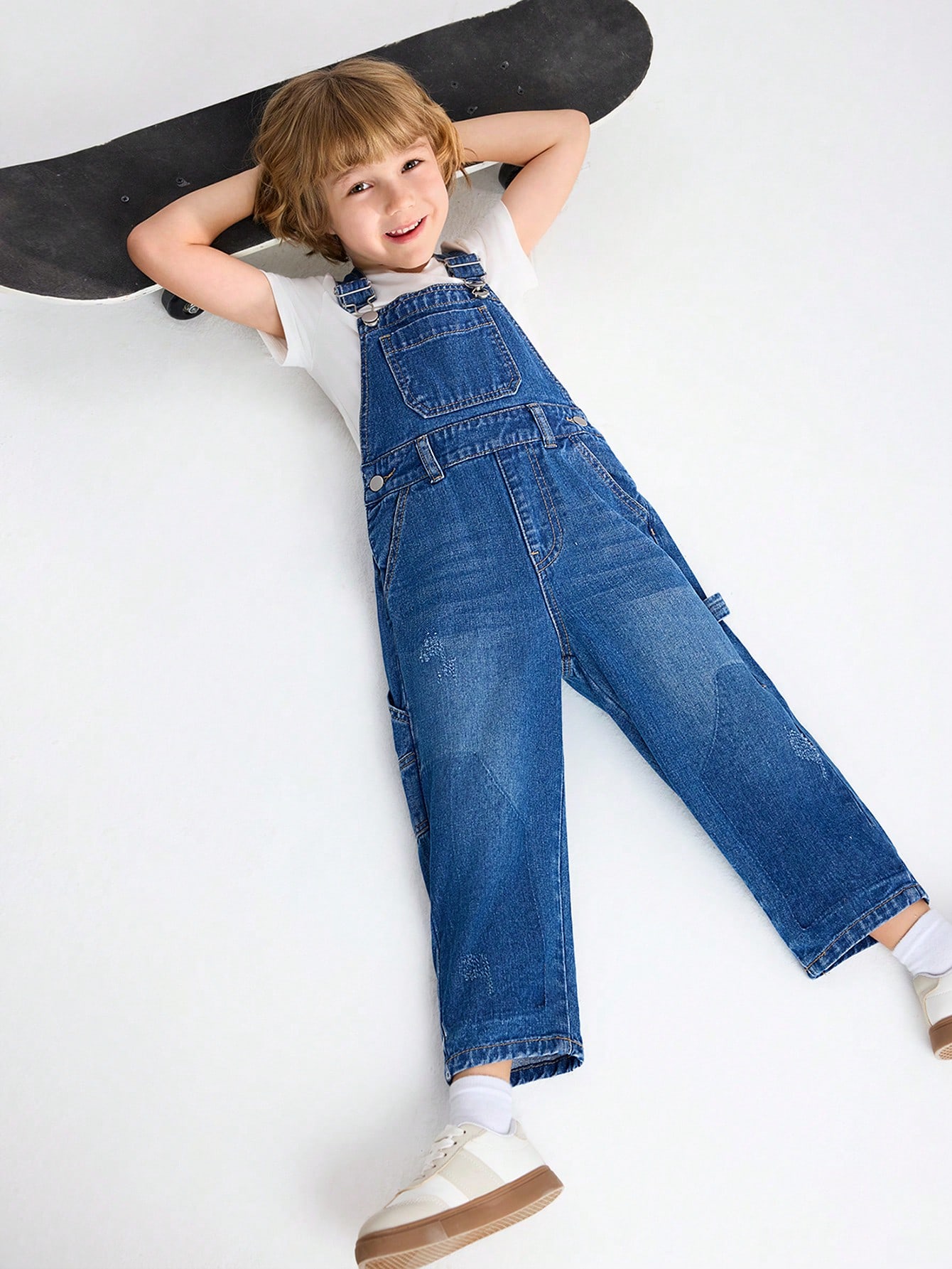 Young Boys Denim Overalls & Jumpsuits