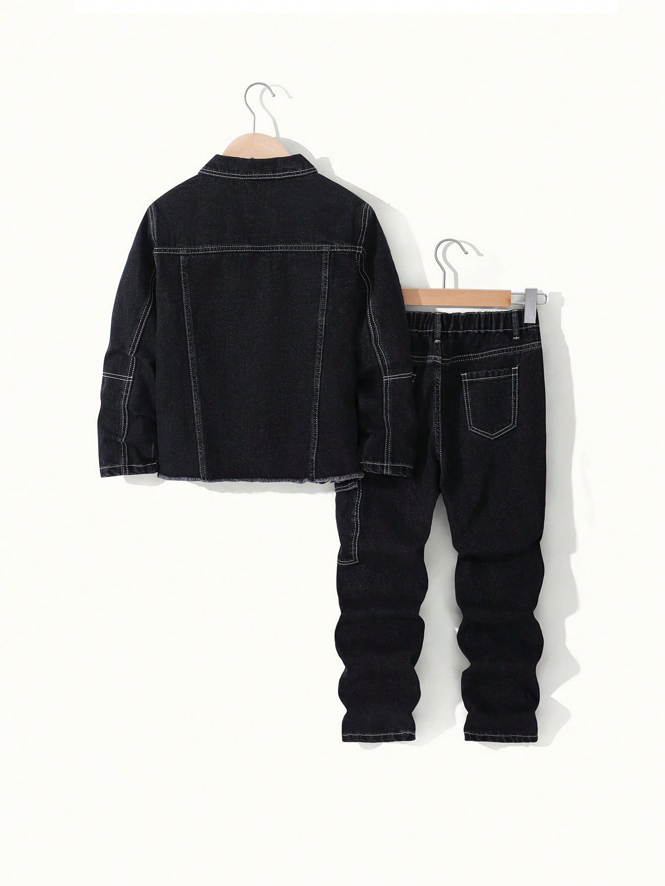 Tween Boys Denim Two-piece Outfits