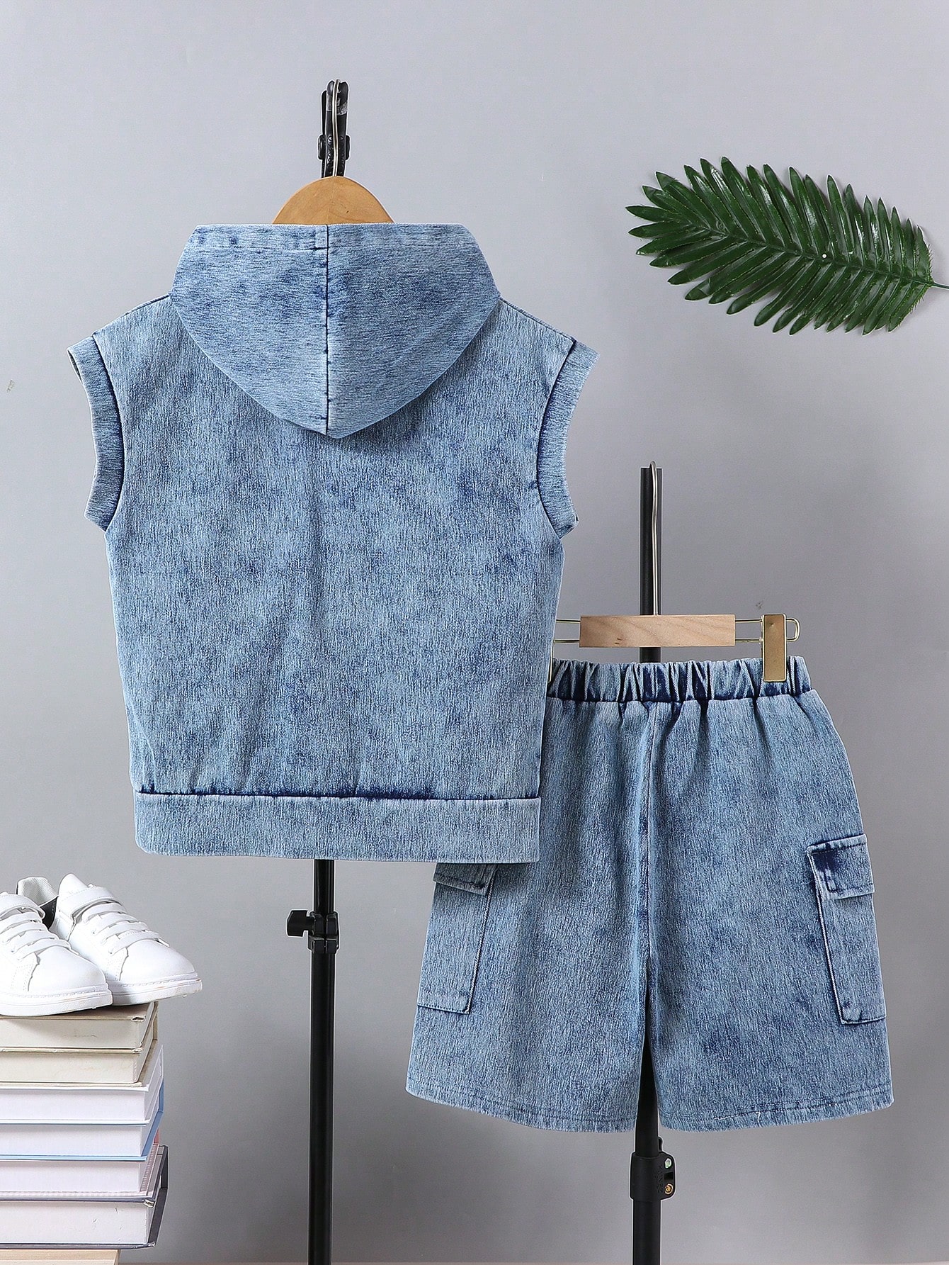 Tween Boys Denim Two-piece Outfits