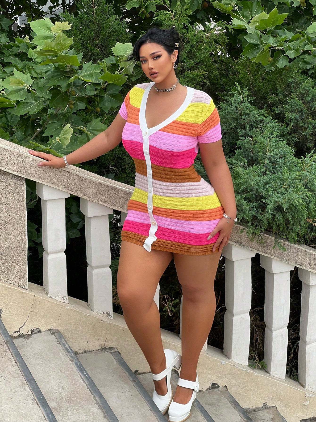 In Casual Plus Size Sweater Dresses