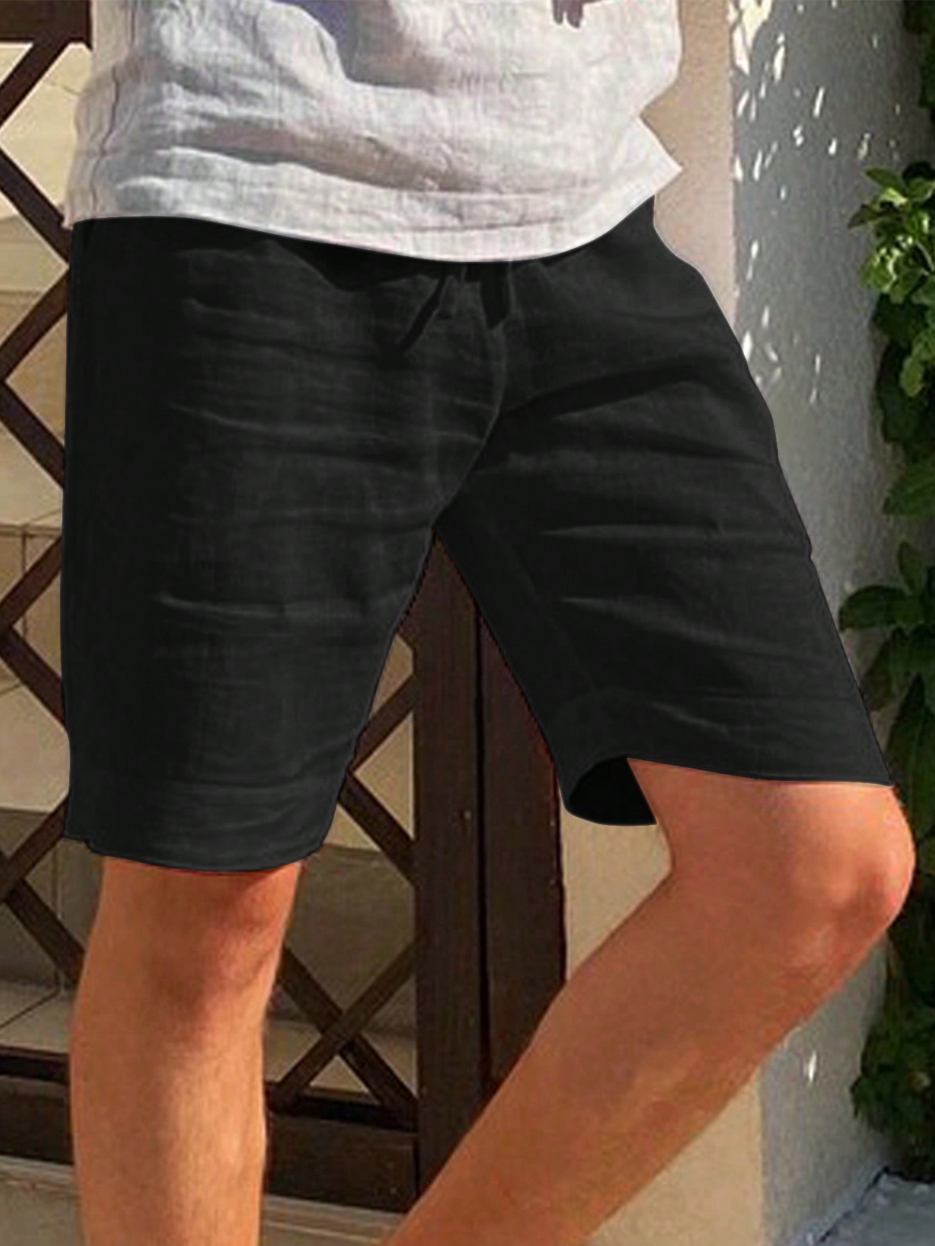 Men Linen Shorts