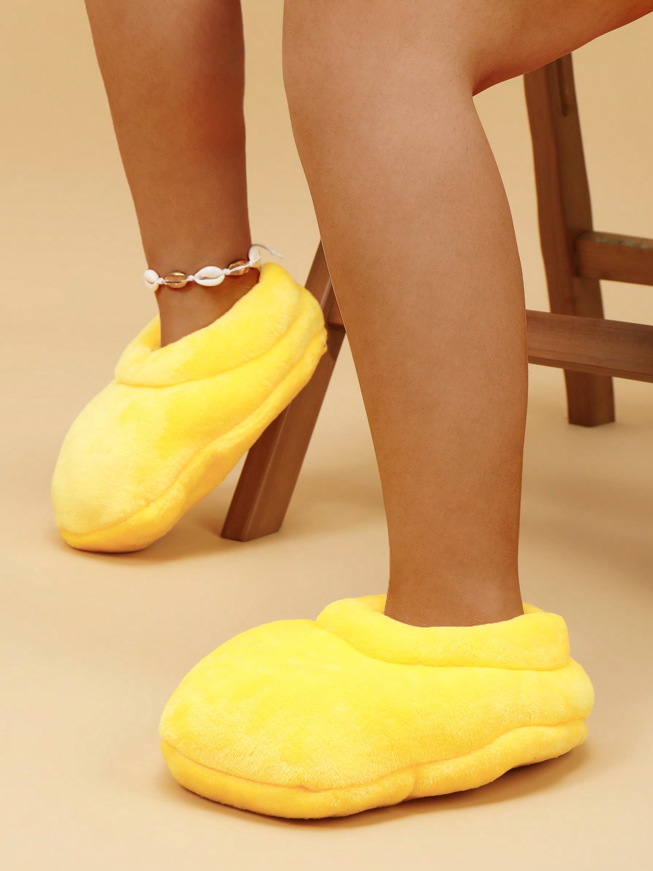 In Yellow Women Home Slippers