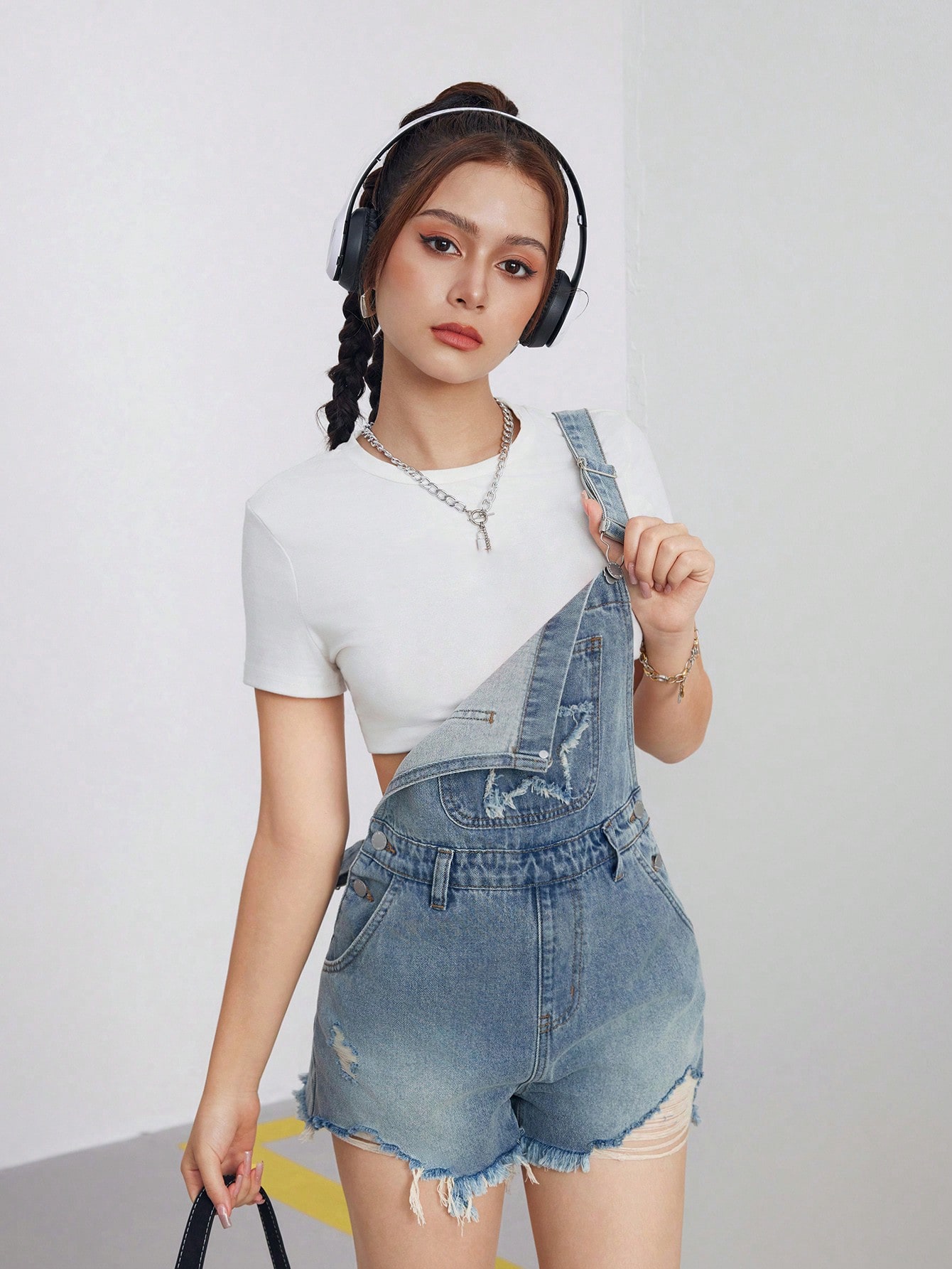 Teen Girls Denim Overalls & Jumpsuits