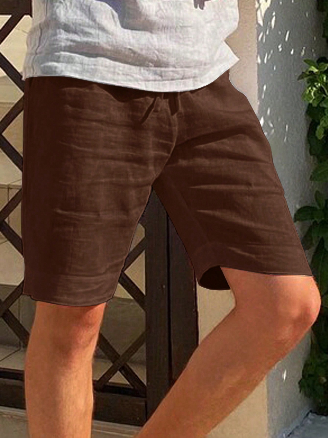 Men Linen Shorts