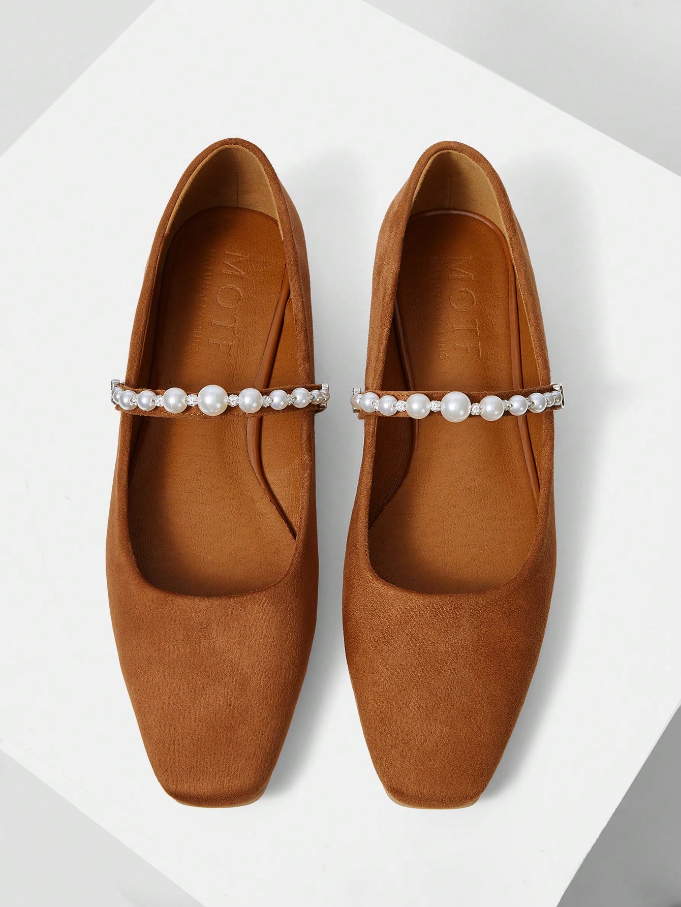 In Coffee Brown Women Flats