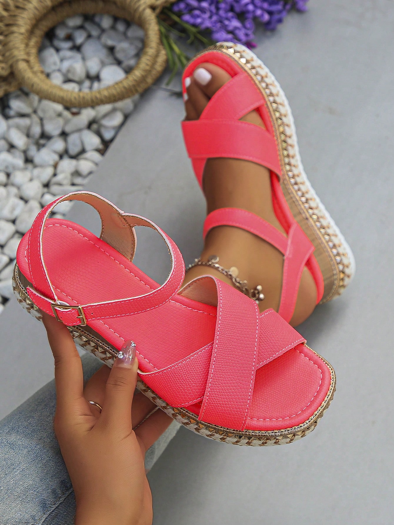 In Watermelon Pink Women Shoes