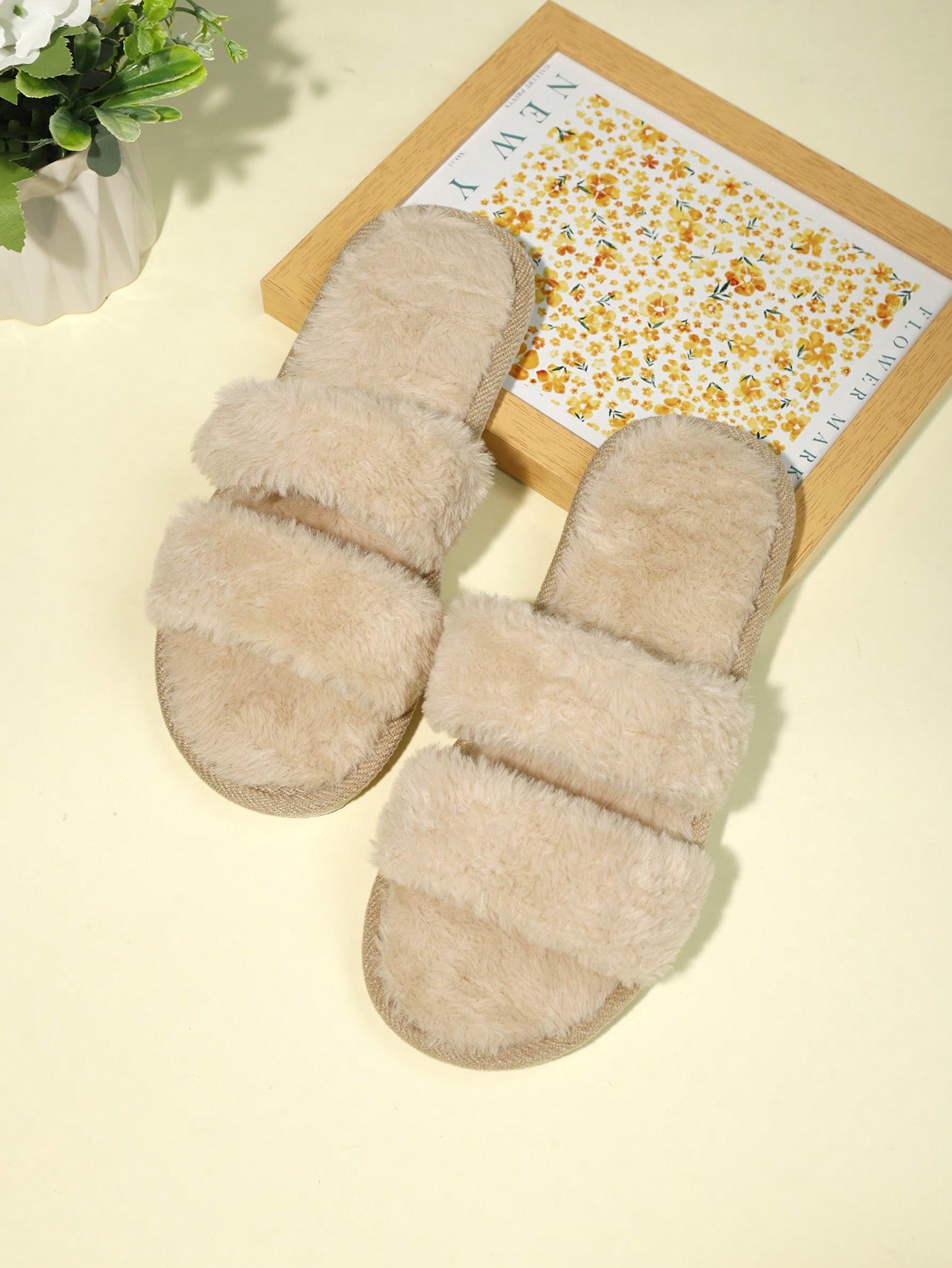 In Brown Women Home Slippers