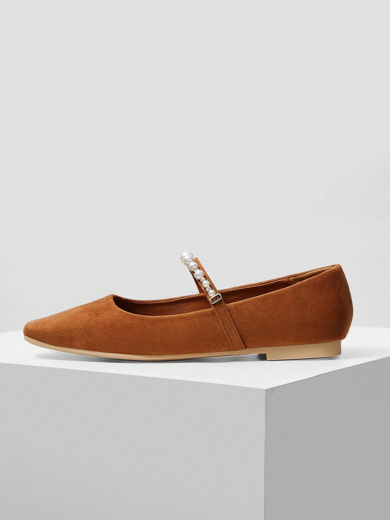 In Coffee Brown Women Flats