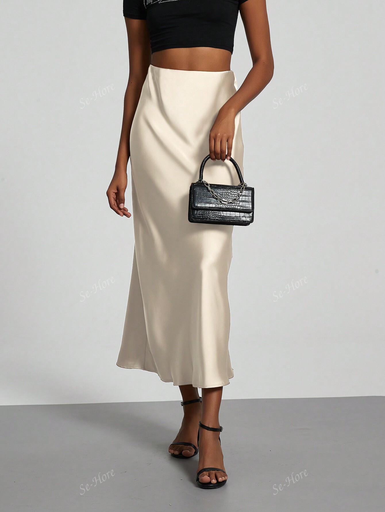 In Beige Women Skirts