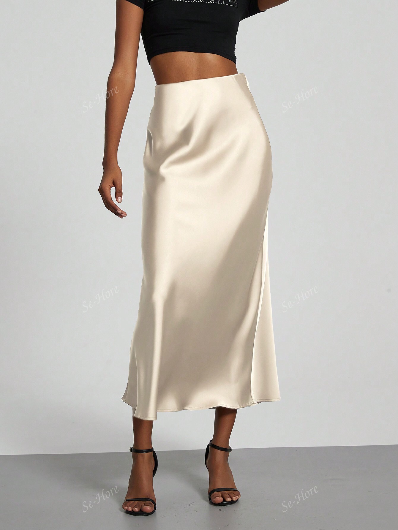 In Beige Women Skirts