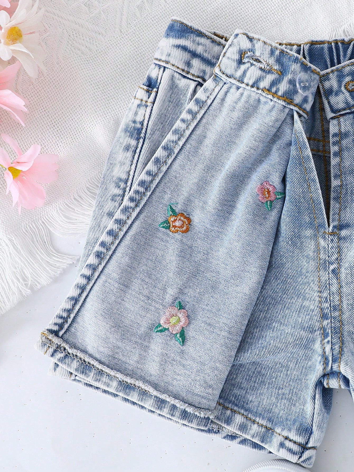 Young Girls Denim Shorts