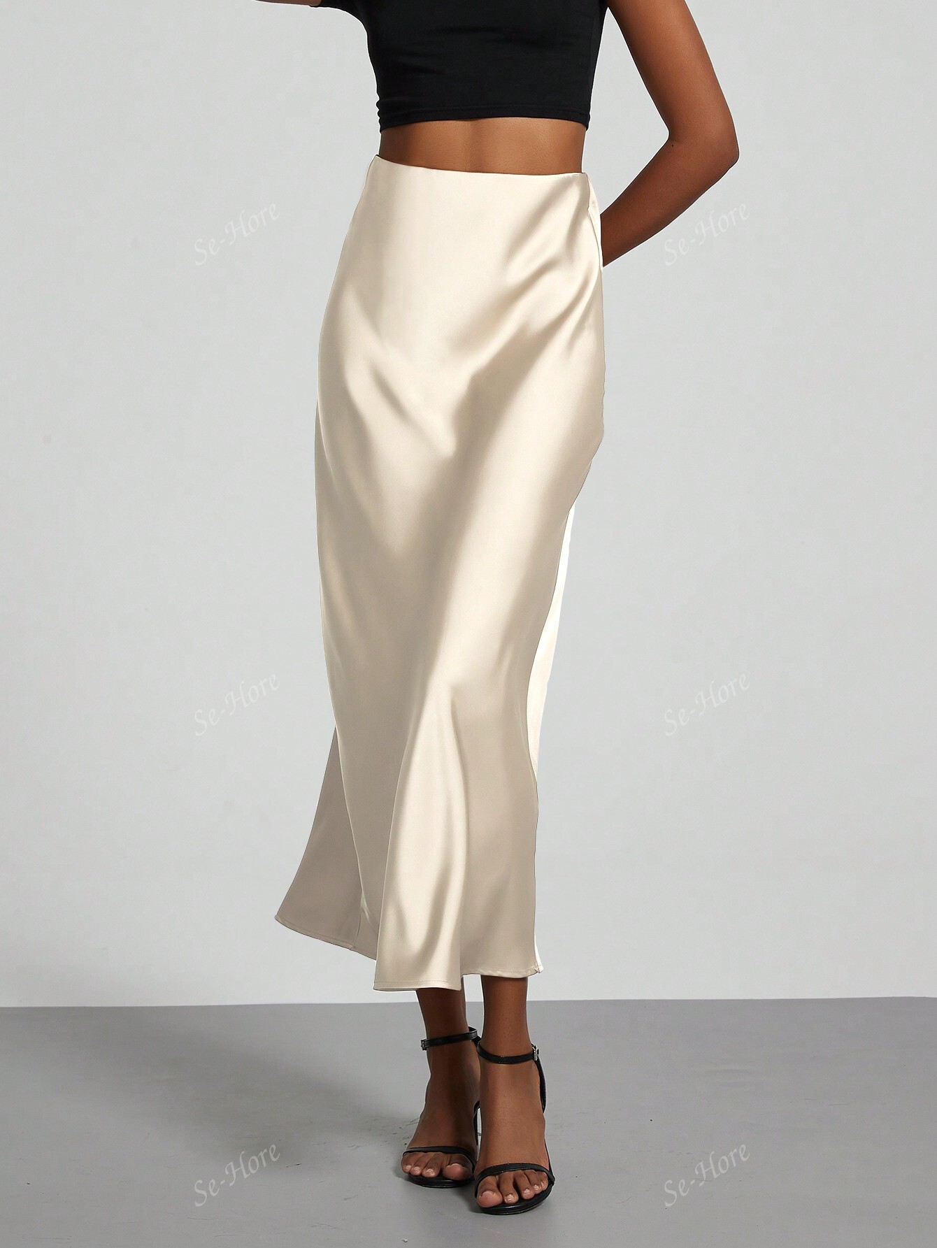 In Beige Women Skirts