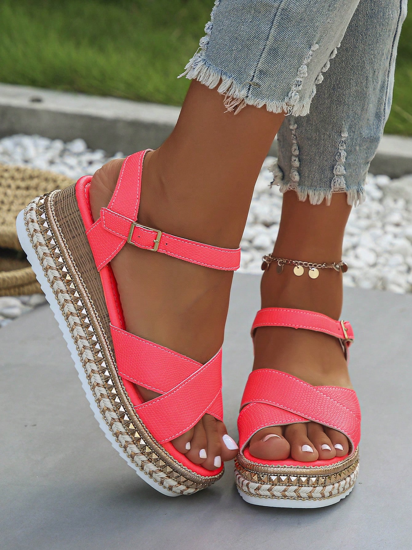 In Watermelon Pink Women Shoes