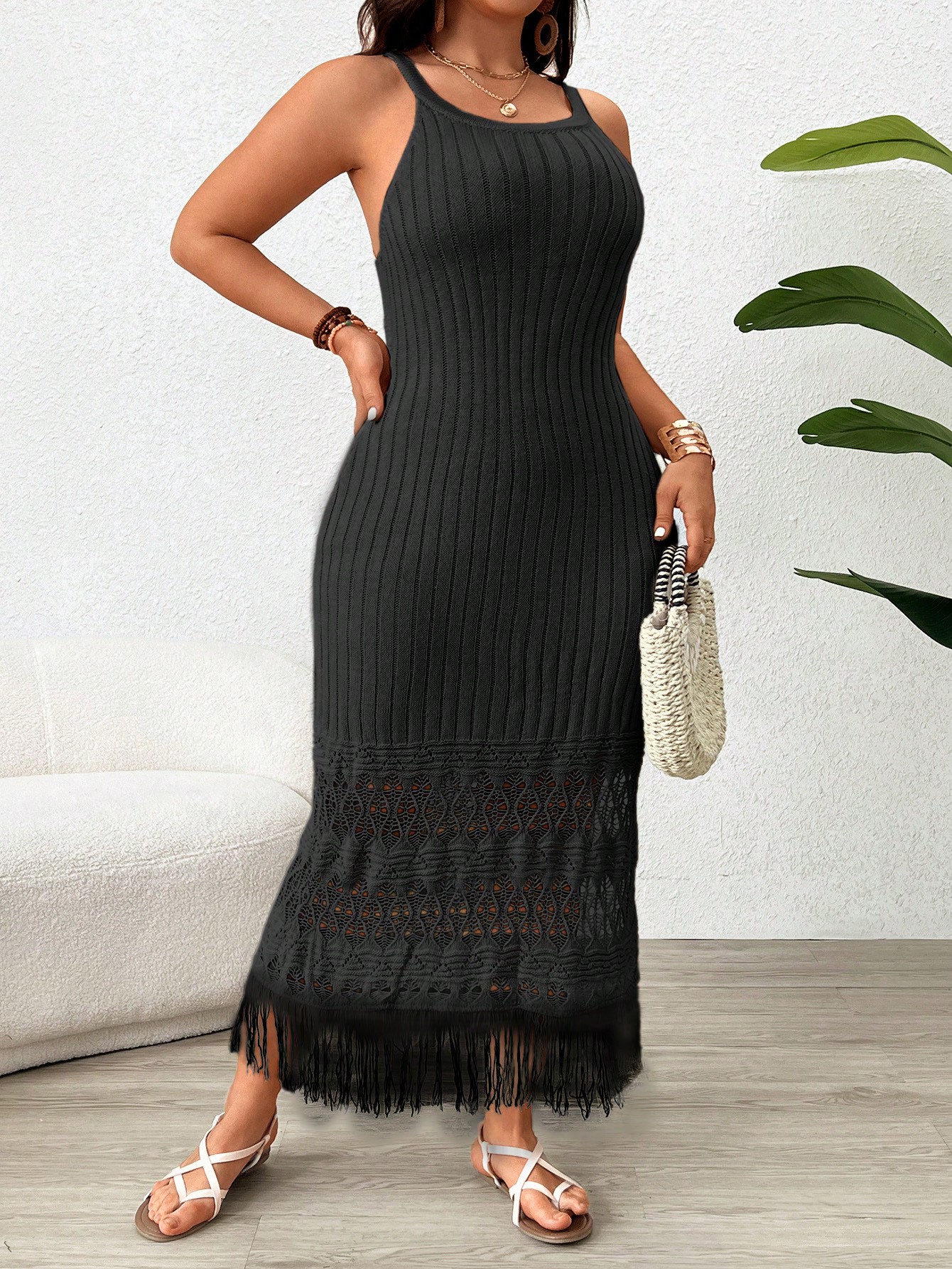 In Casual Plus Size Sweater Dresses