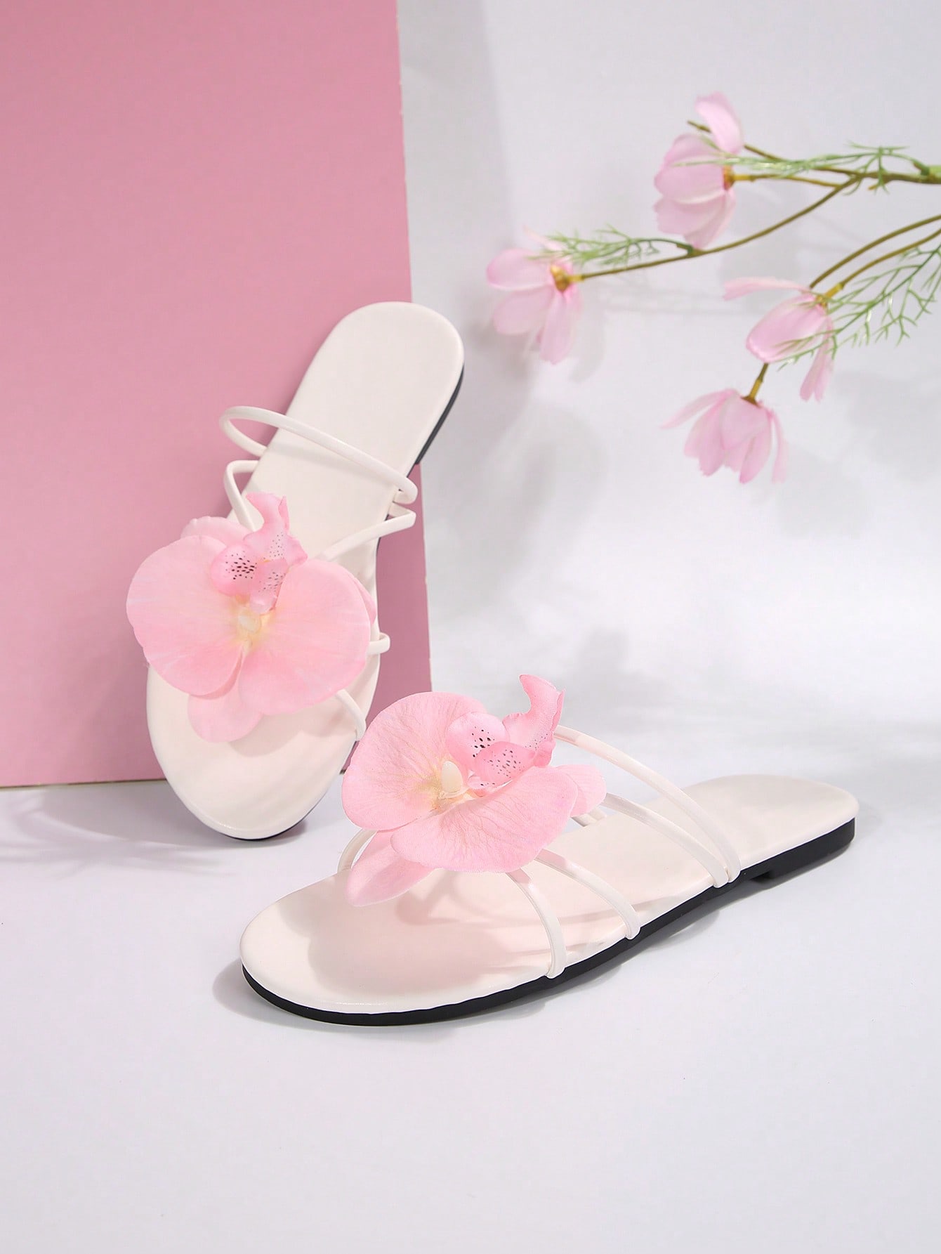 In Pink Women Flat Sandals