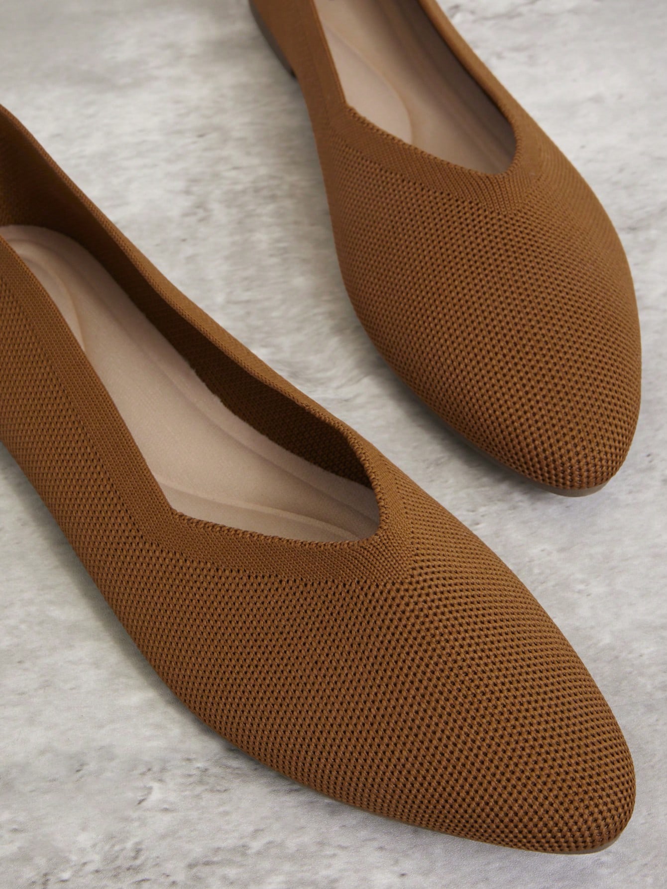 In Brown Women Flats