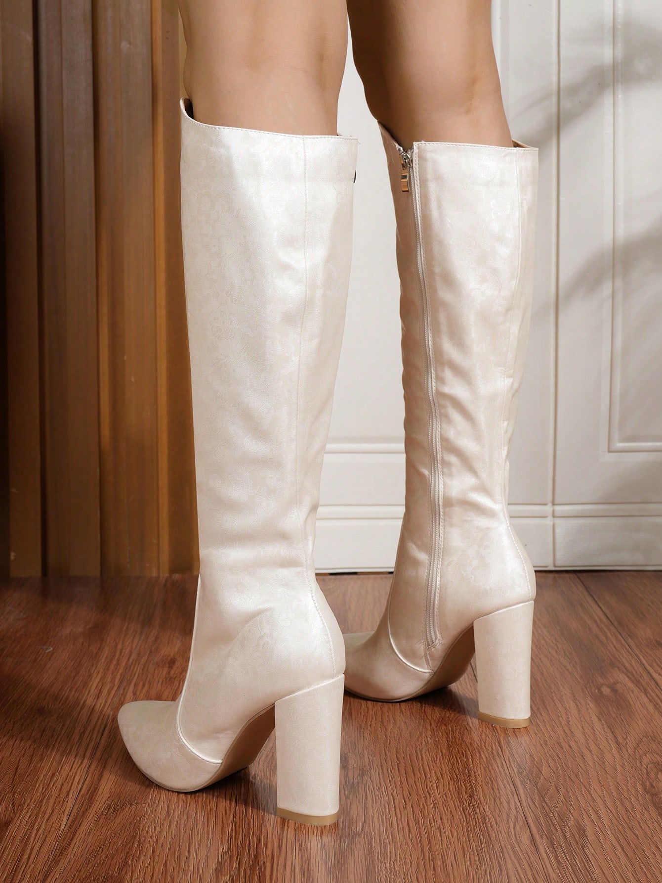 In Apricot Women Fashion Boots