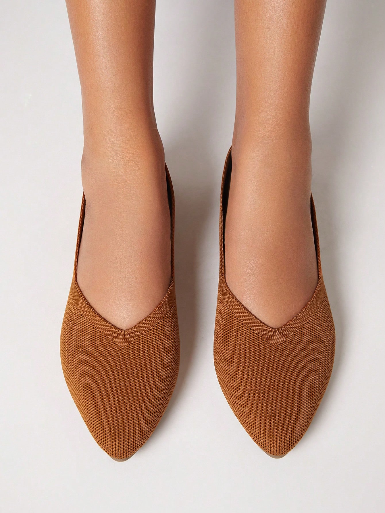 In Brown Women Flats