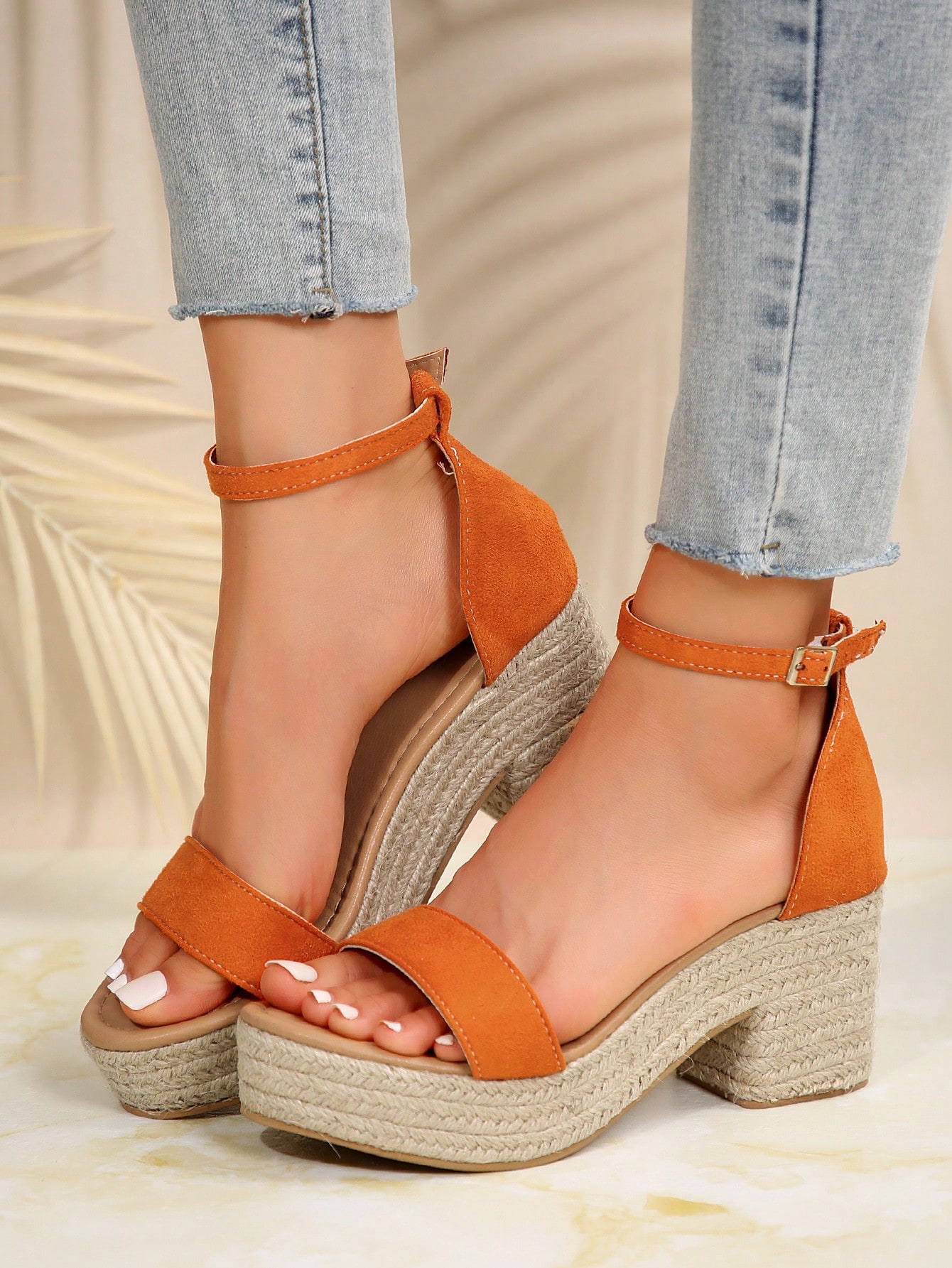 In Orange Women Platforms & Wedge Sandals