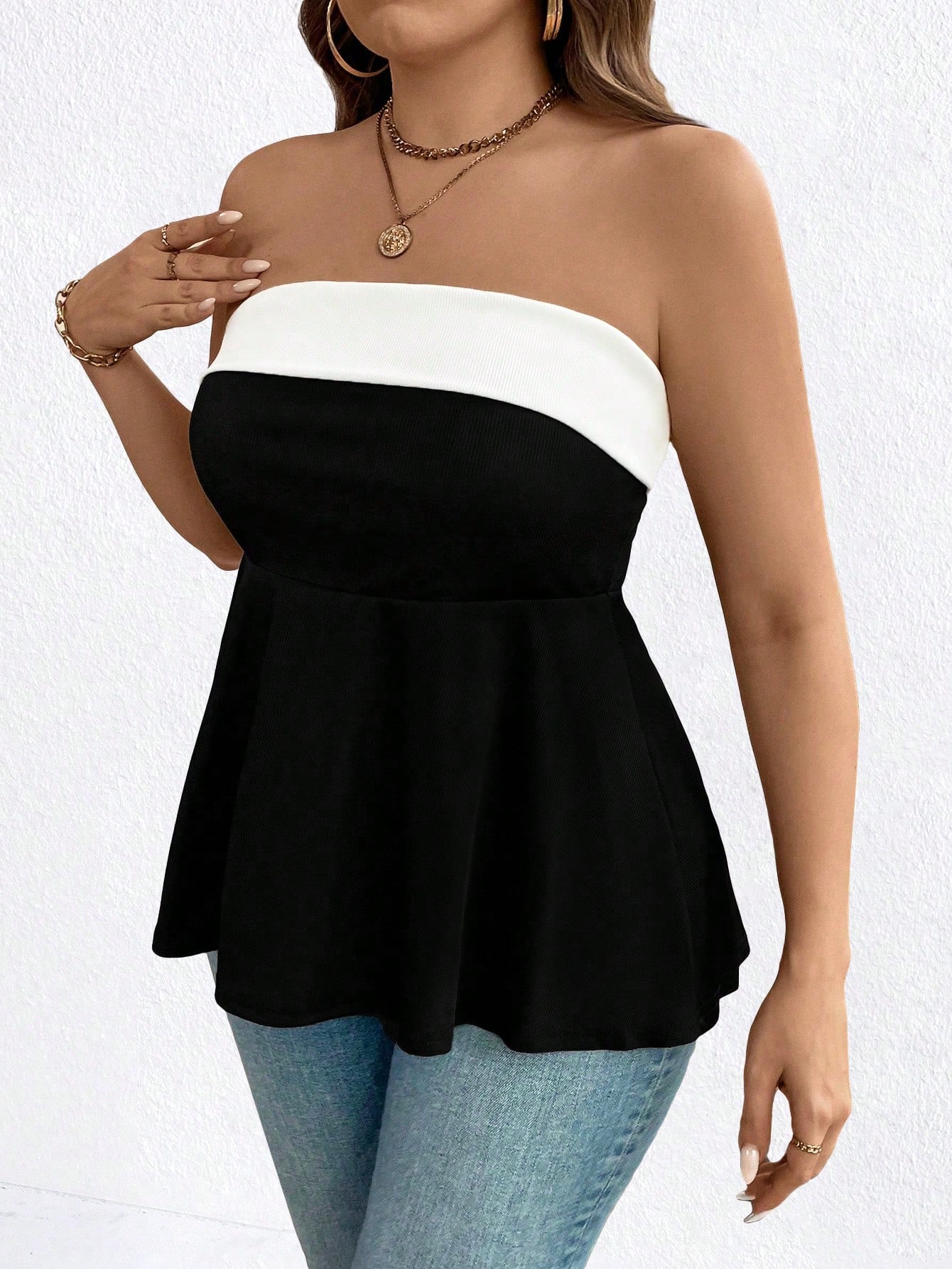 In Casual Plus Size Women Tops