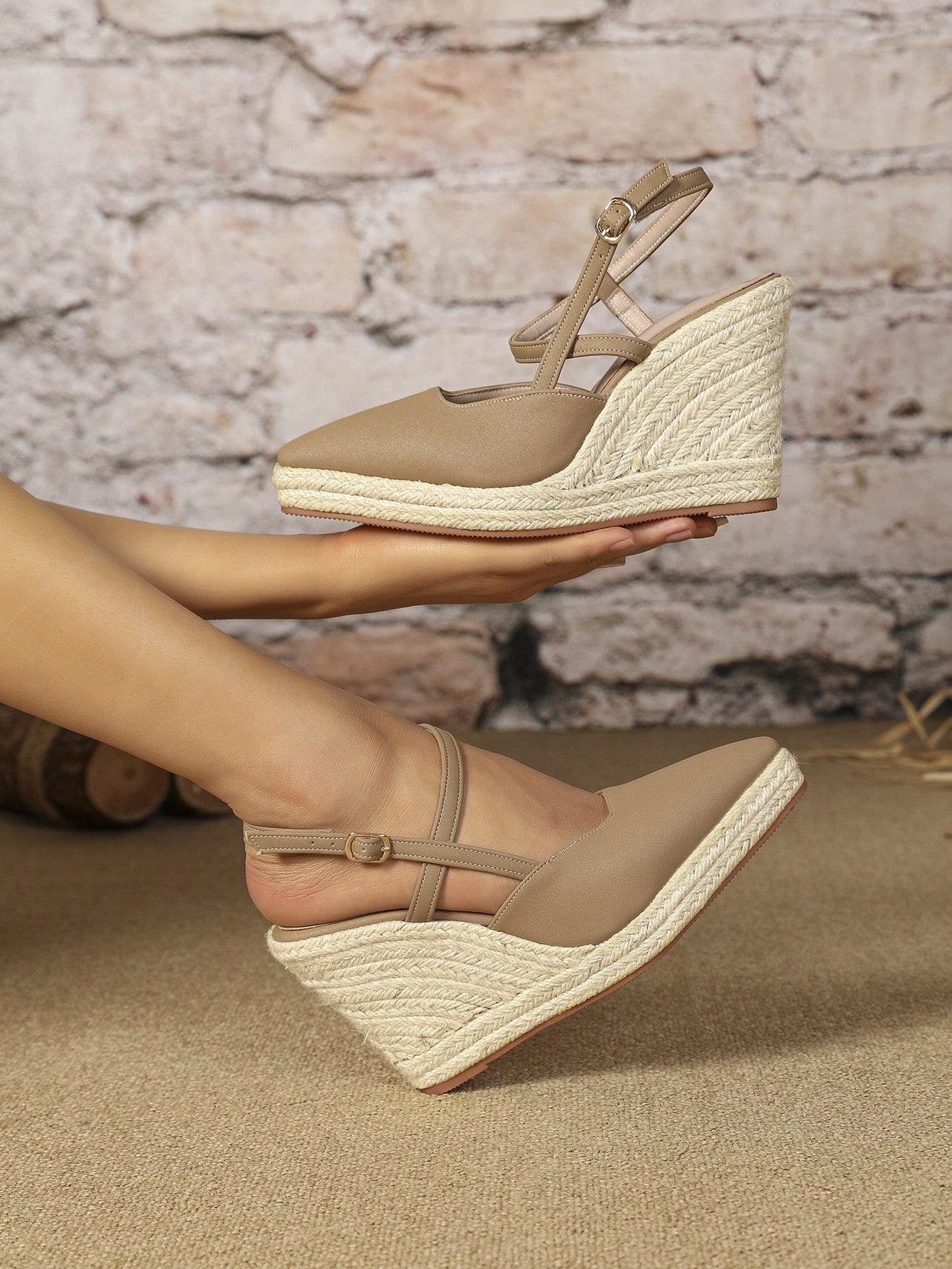 In Khaki Women Wedges & Flatform