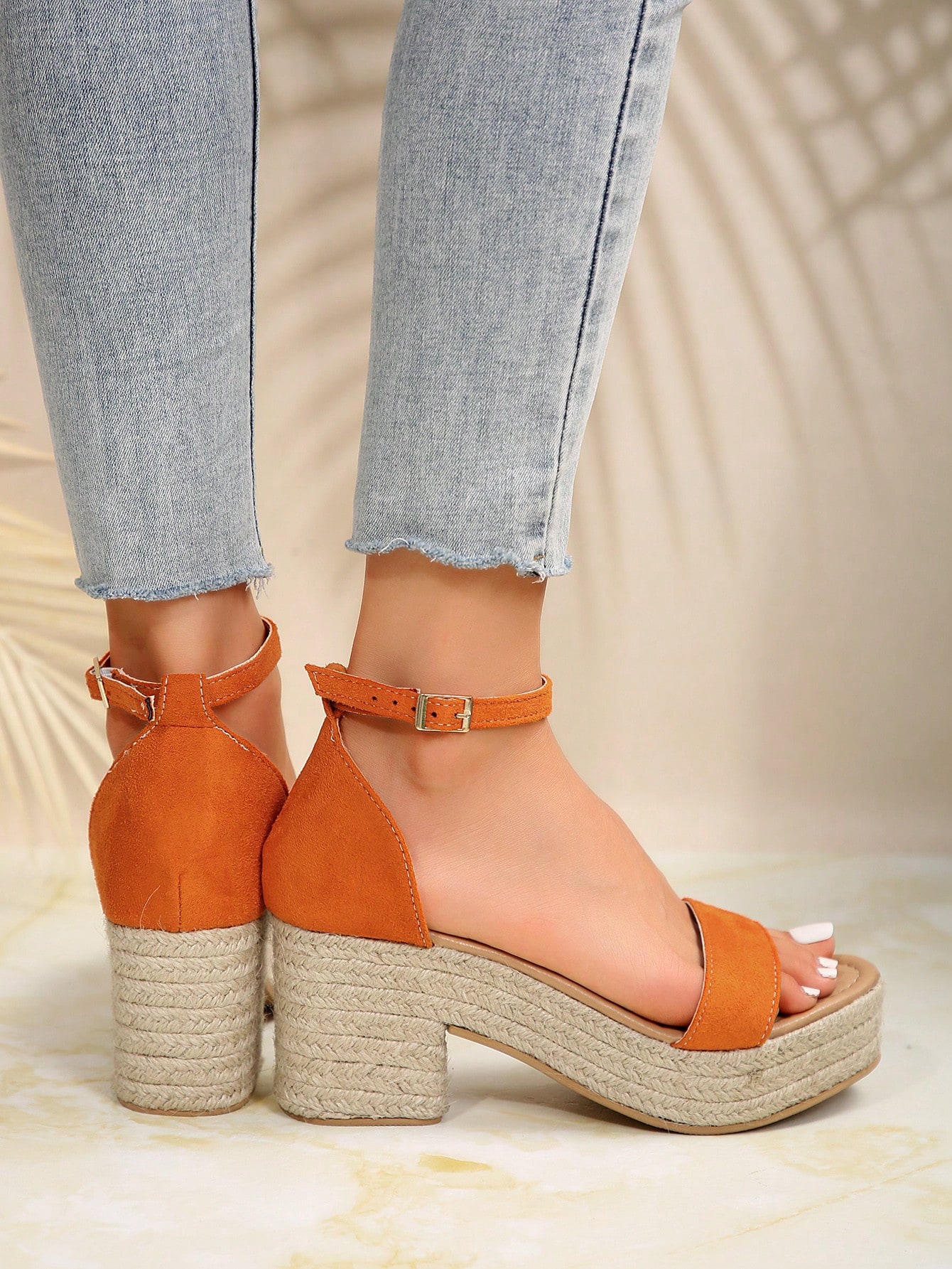 In Orange Women Platforms & Wedge Sandals