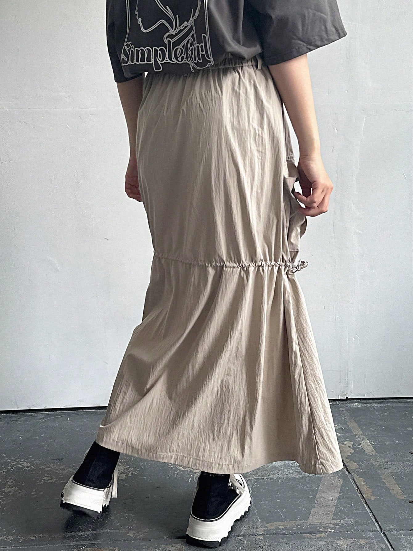 In Beige Women Skirts