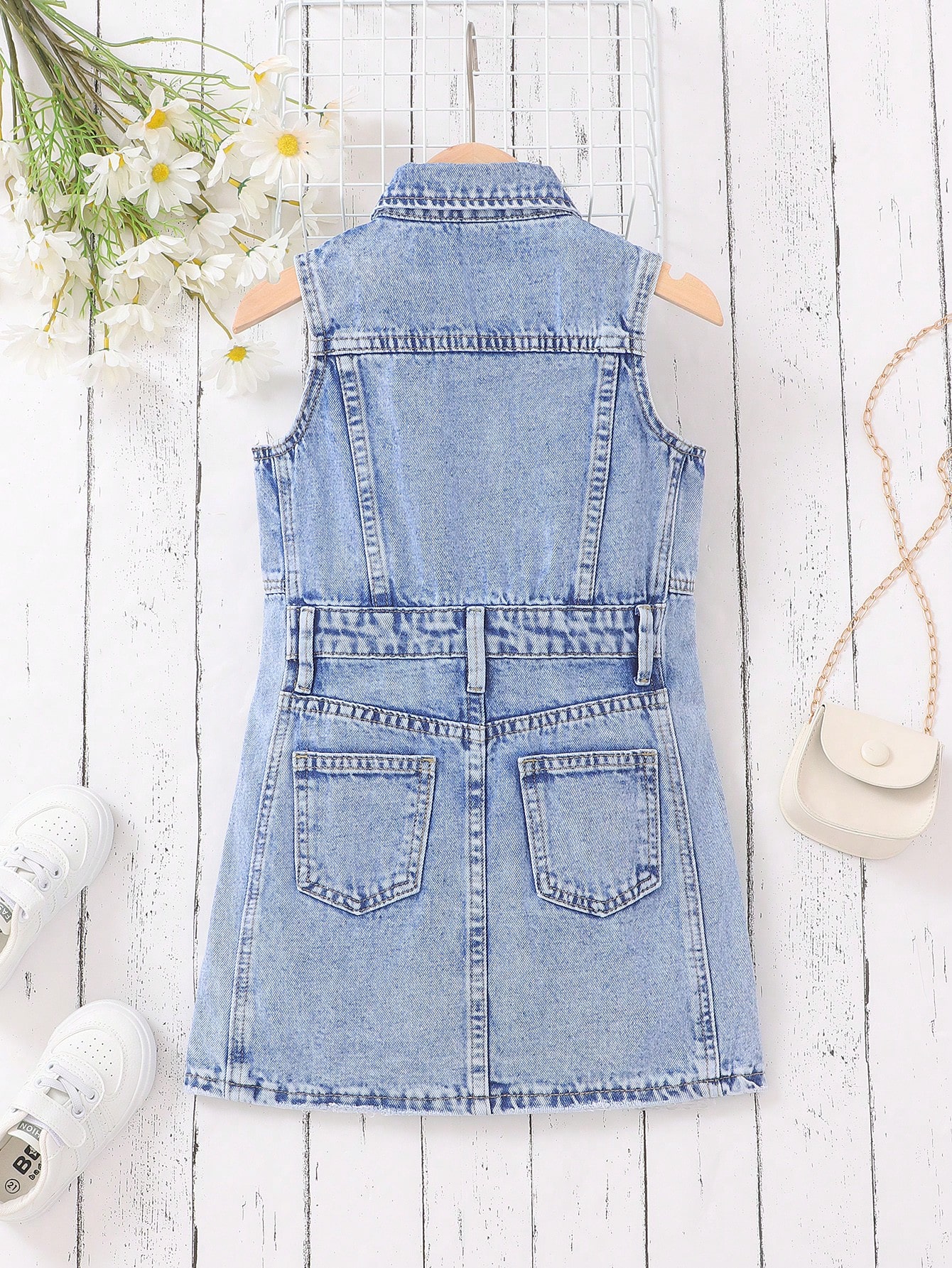 Young Girls Denim Dresses