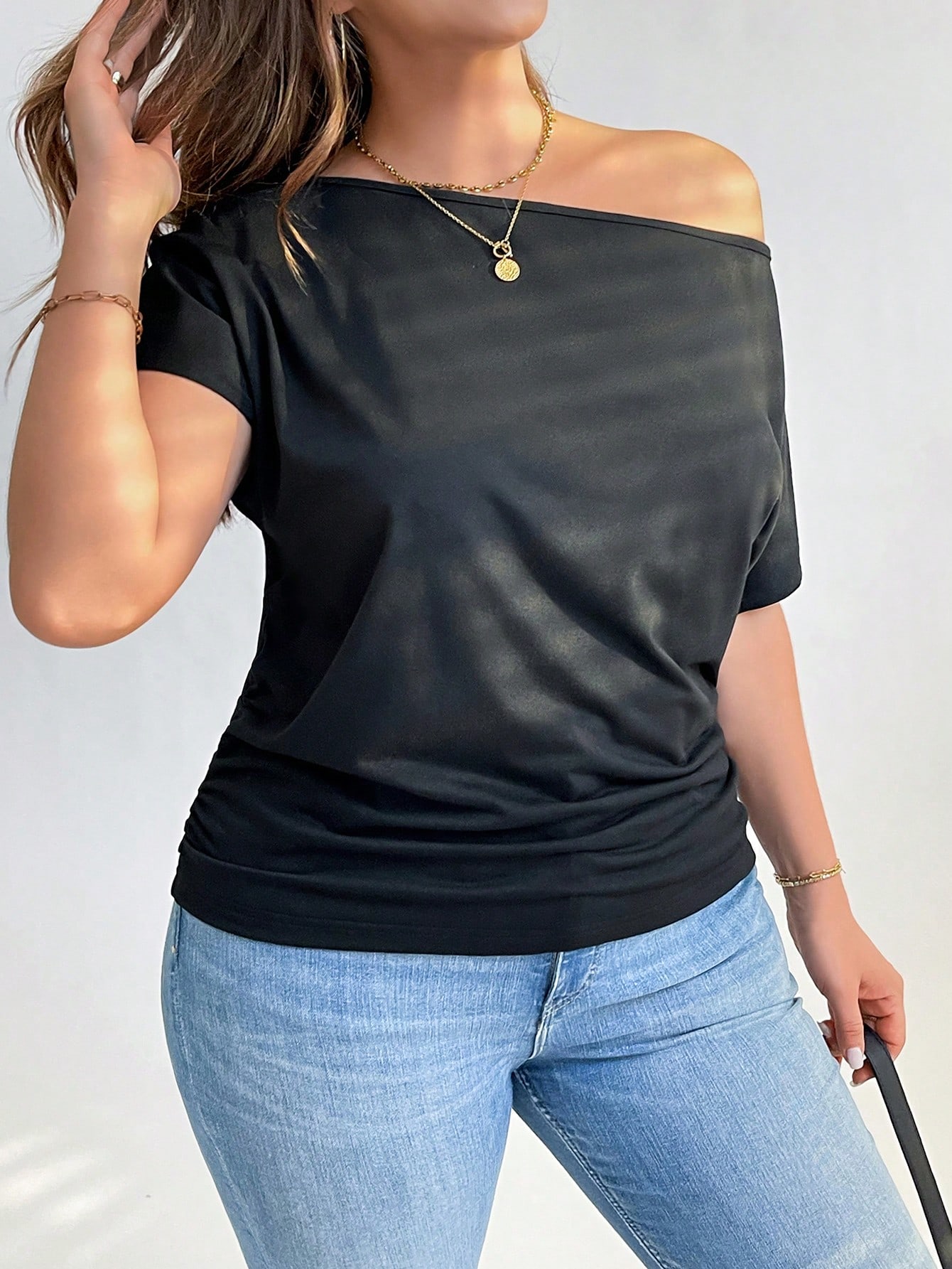 In Casual Plus Size Women Tops