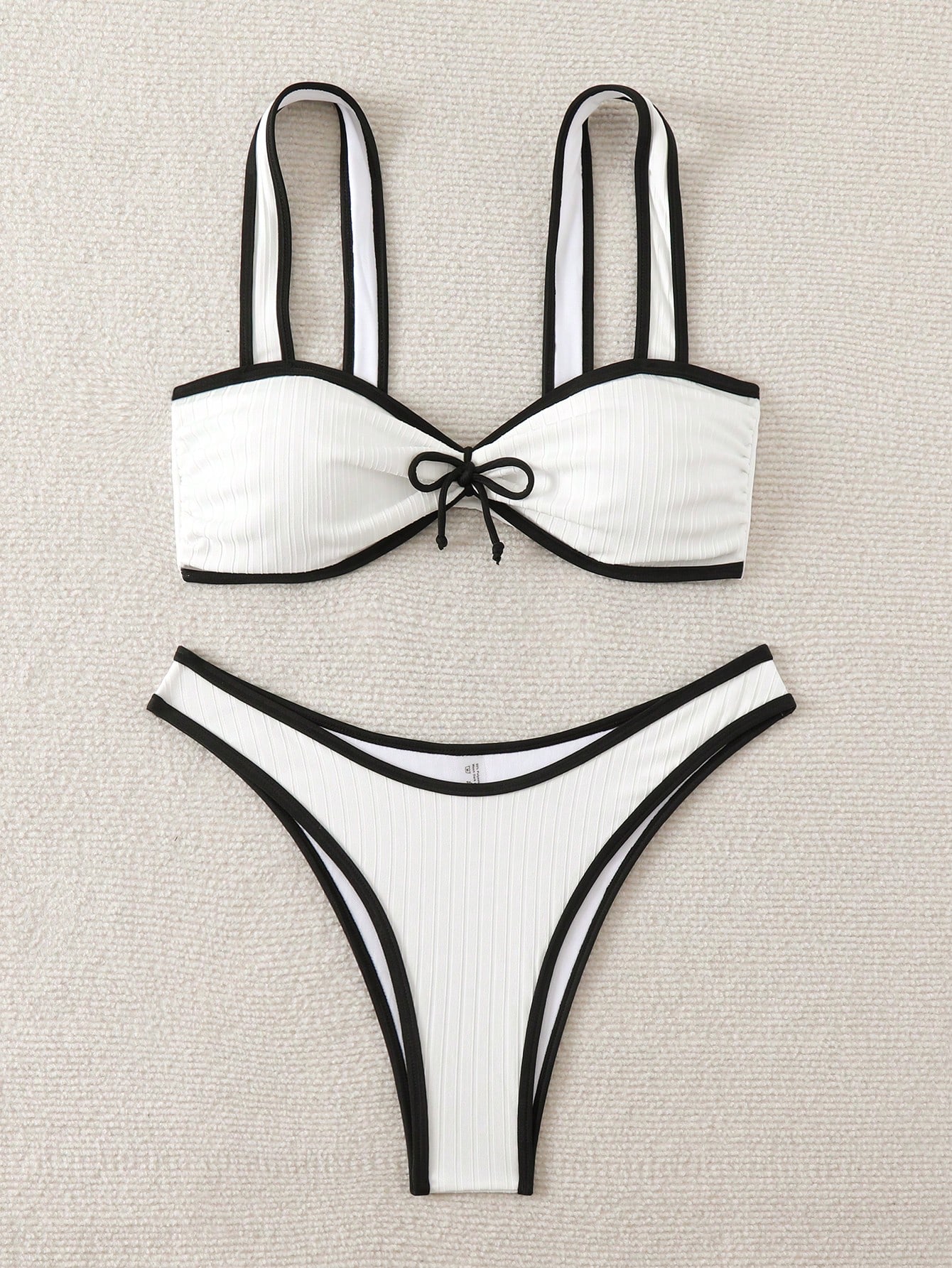 In White Women Bikini Sets