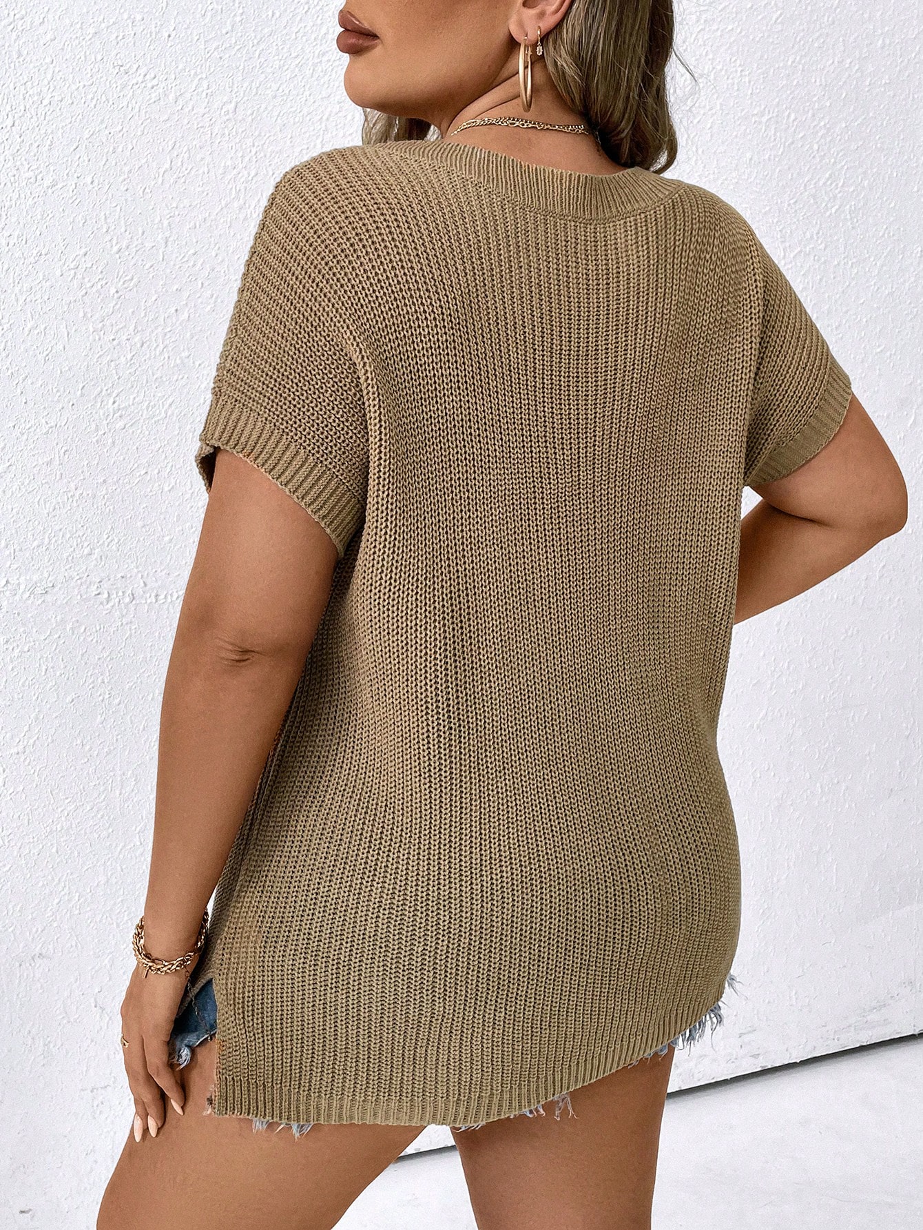 In Casual Plus Size Knit Tops