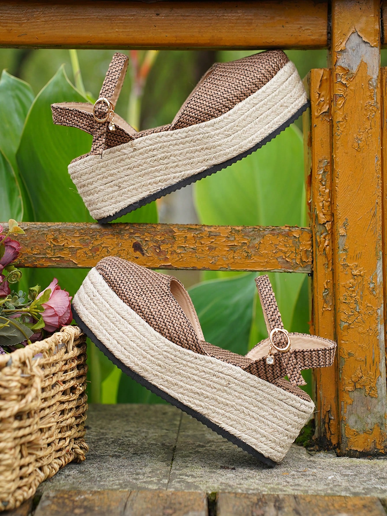 In Brown Women Wedges & Flatform