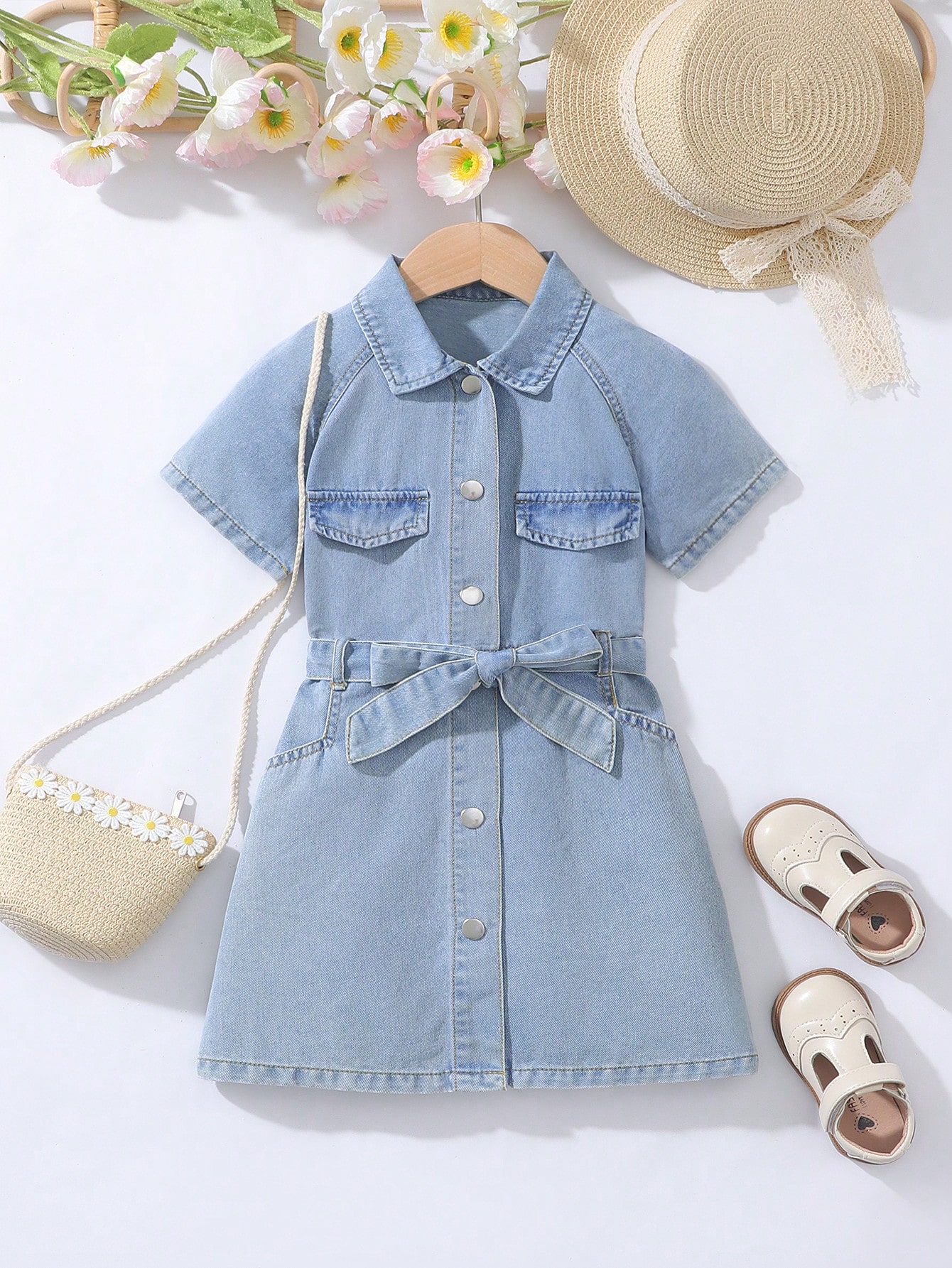 Young Girls Denim Dresses