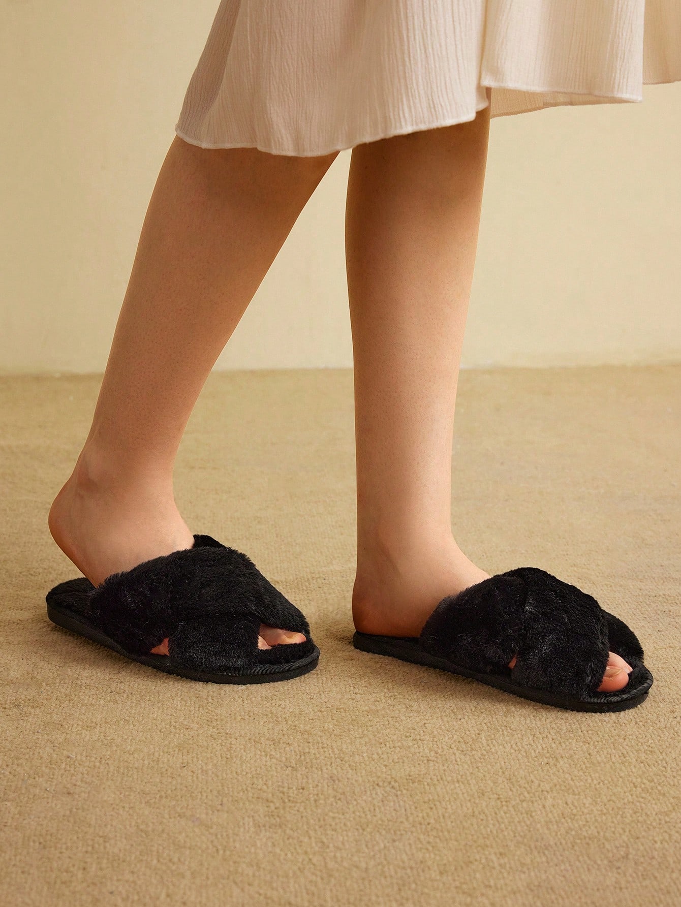 In Black Women Home Slippers