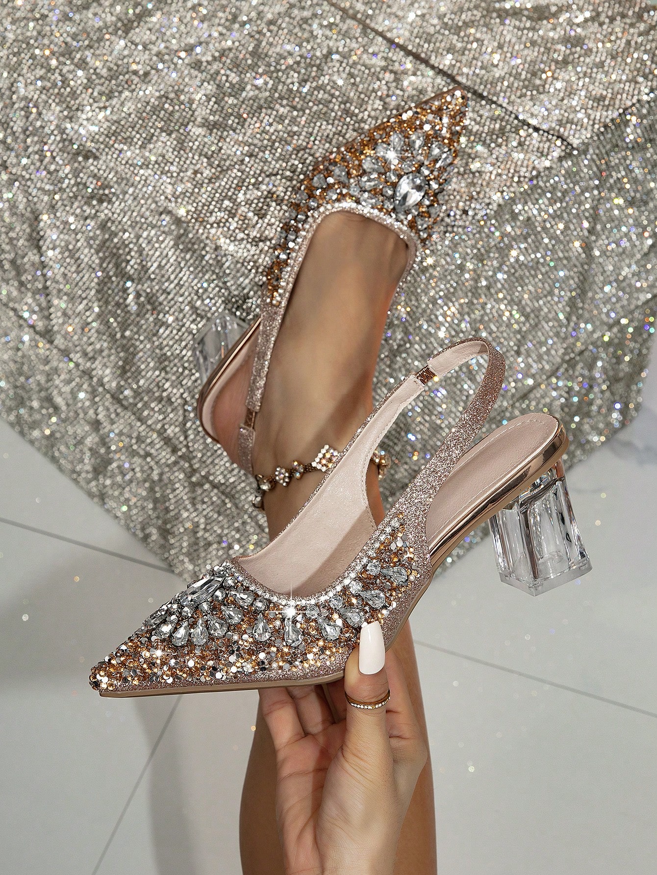 In Champagne Women Pumps