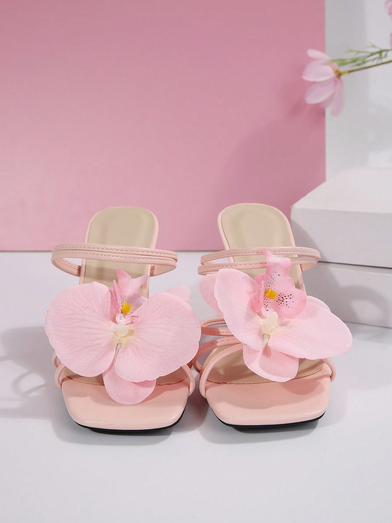 In Pink Women Heeled Sandals