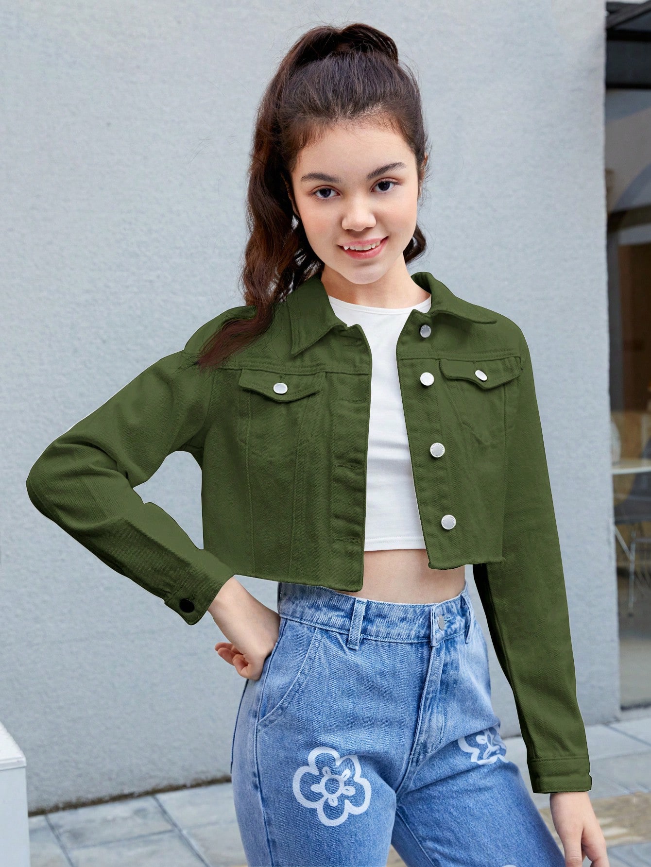 Teen Girls Denim Jackets & Coats