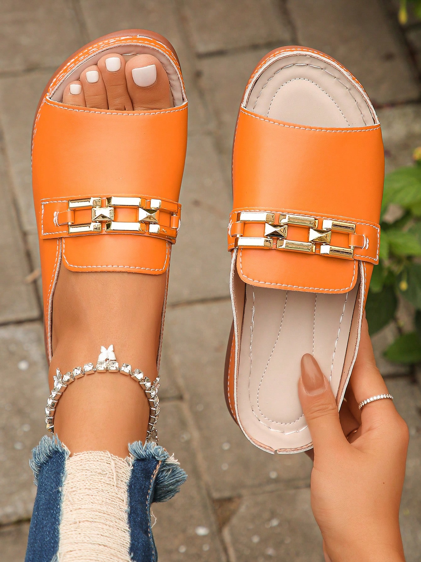 In Orange Women Platforms & Wedge Sandals