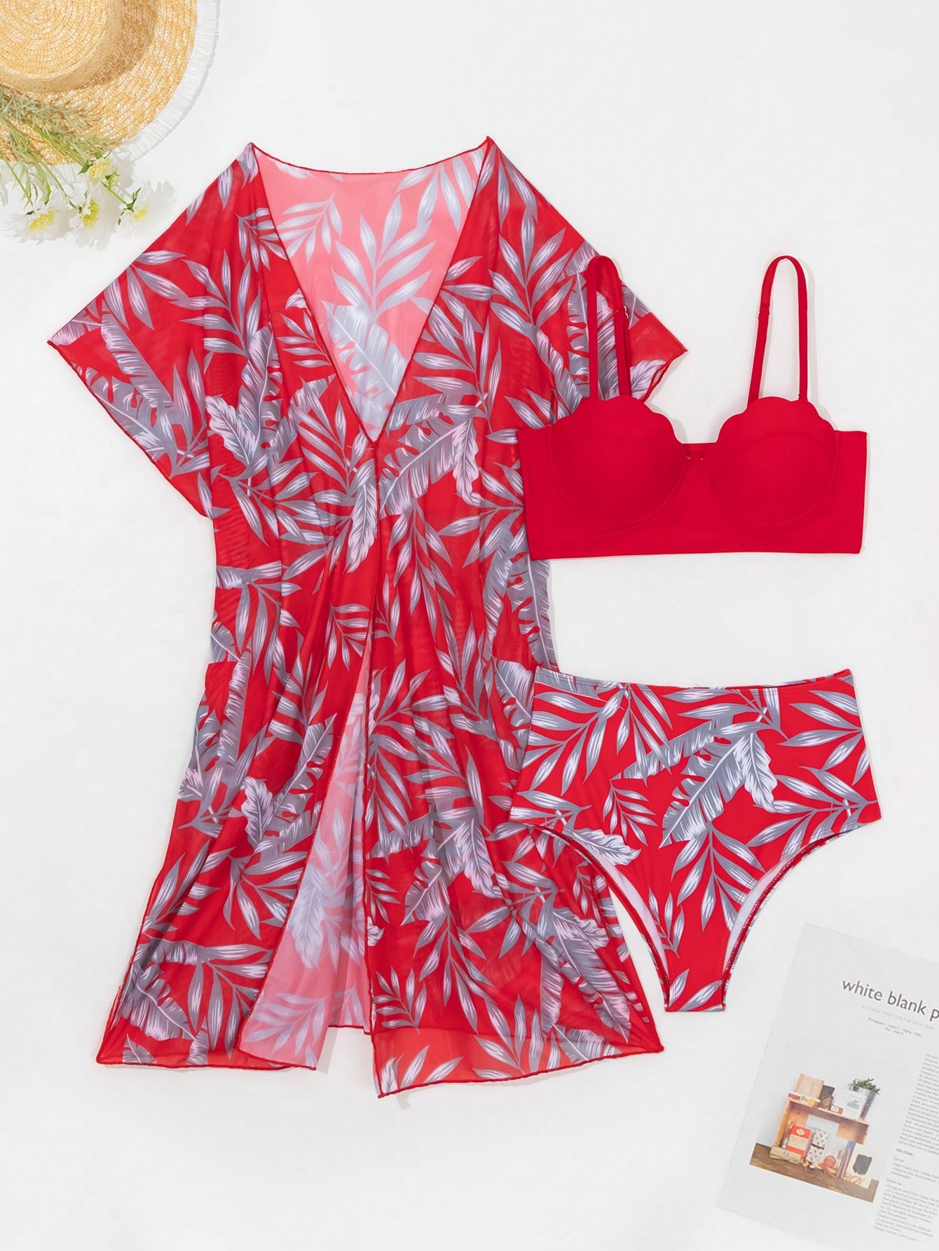 In Short Sleeve Women Bikini Sets