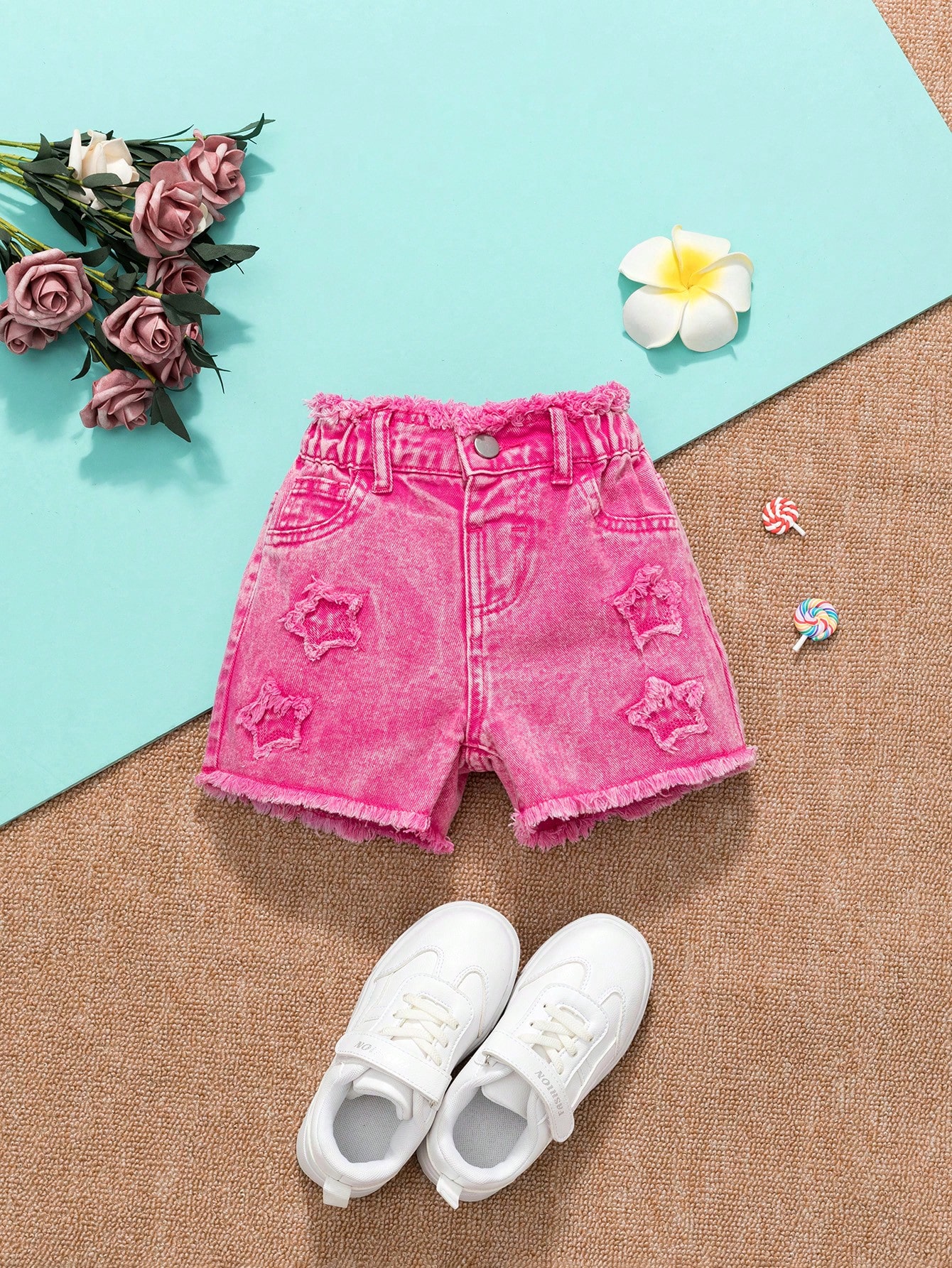 Young Girls Denim Shorts