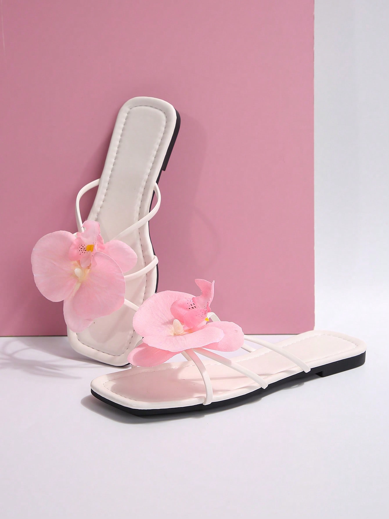 In Pink Women Flat Sandals