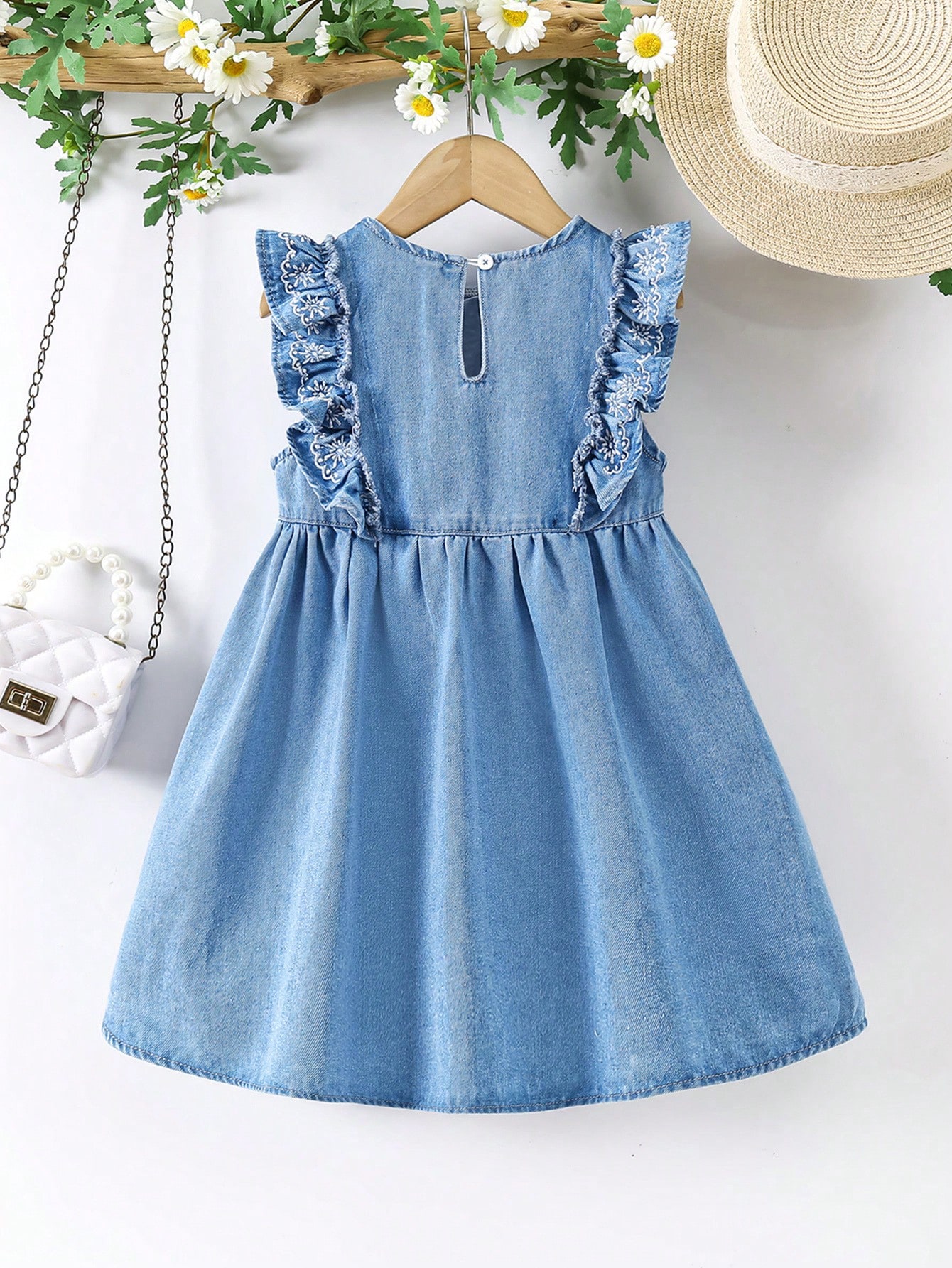 Young Girls Denim Dresses