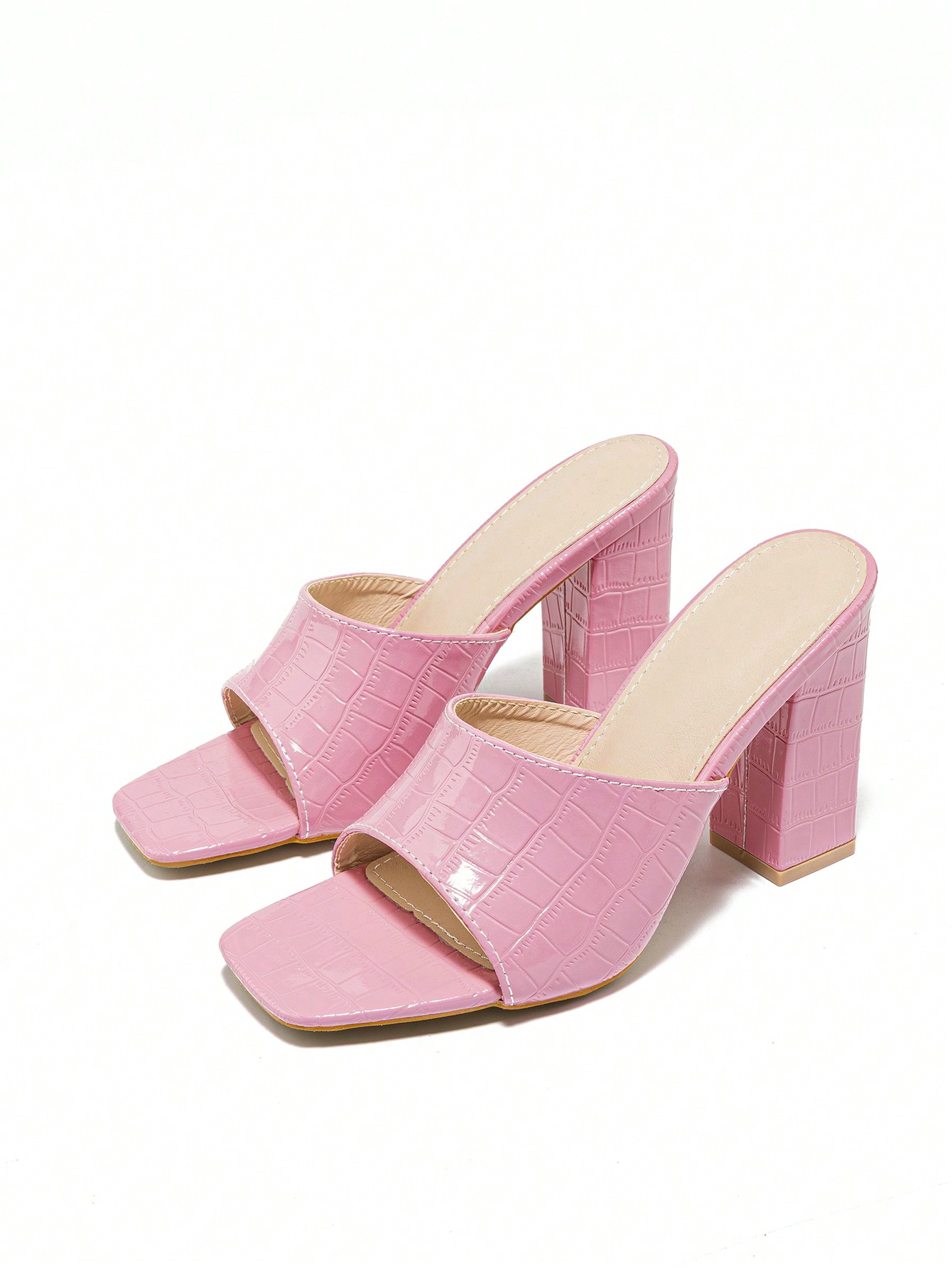 In Pink Women Heeled Sandals