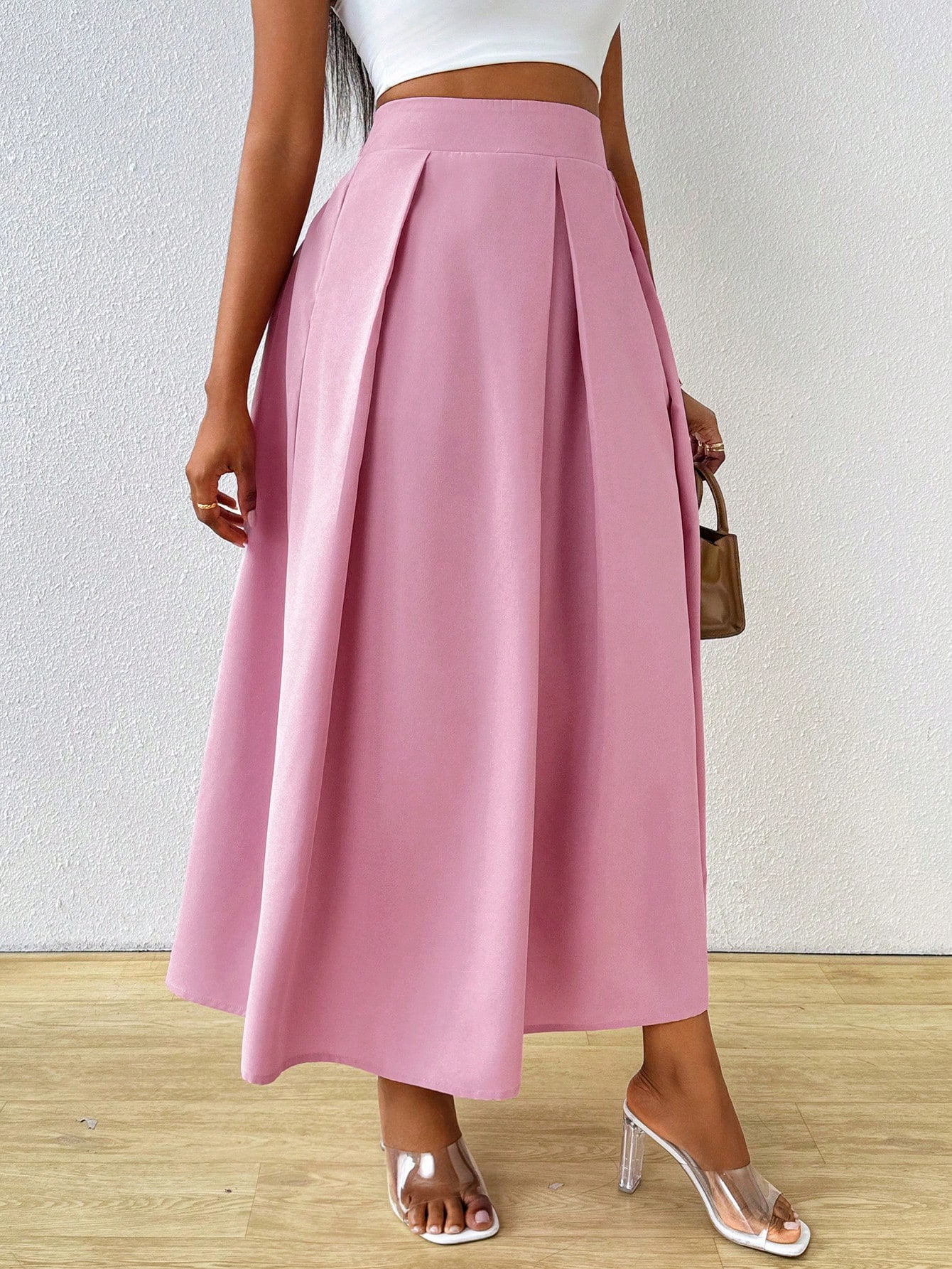 In Pink Women Skirts