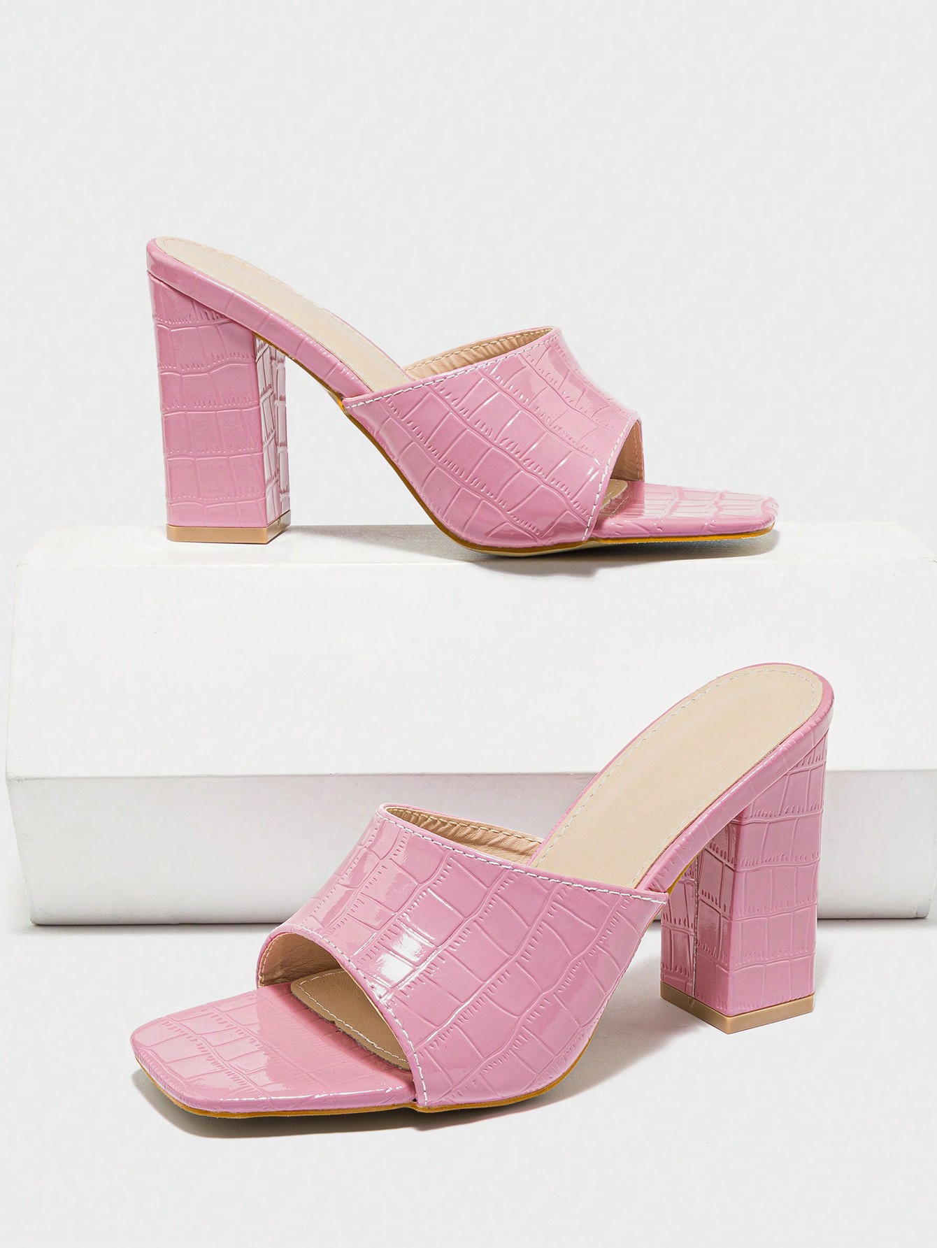 In Pink Women Heeled Sandals