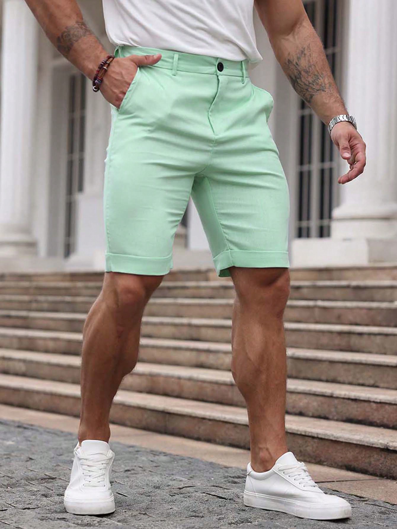 Men Linen Shorts