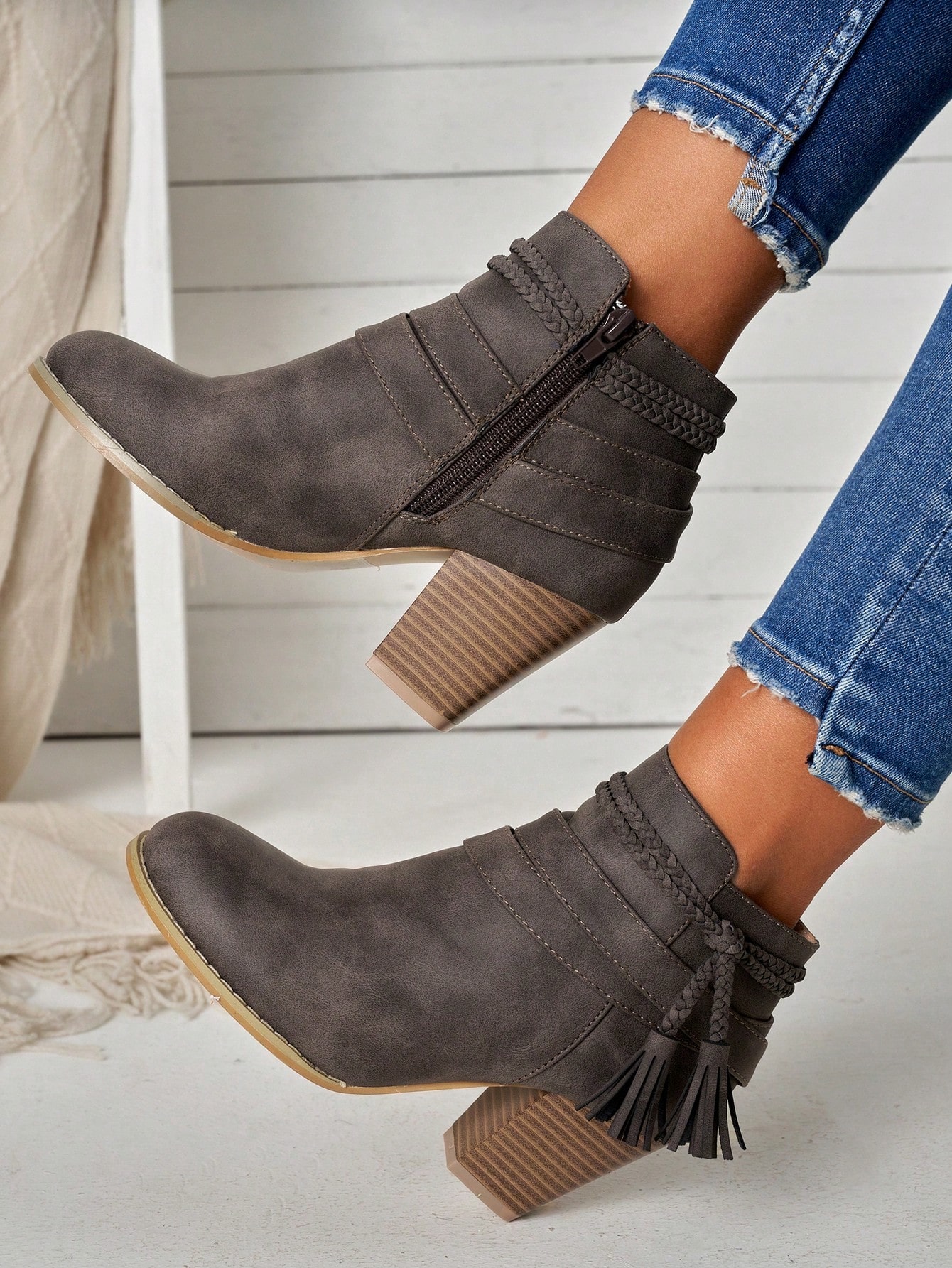 In Khaki Women Ankle Boots & Booties