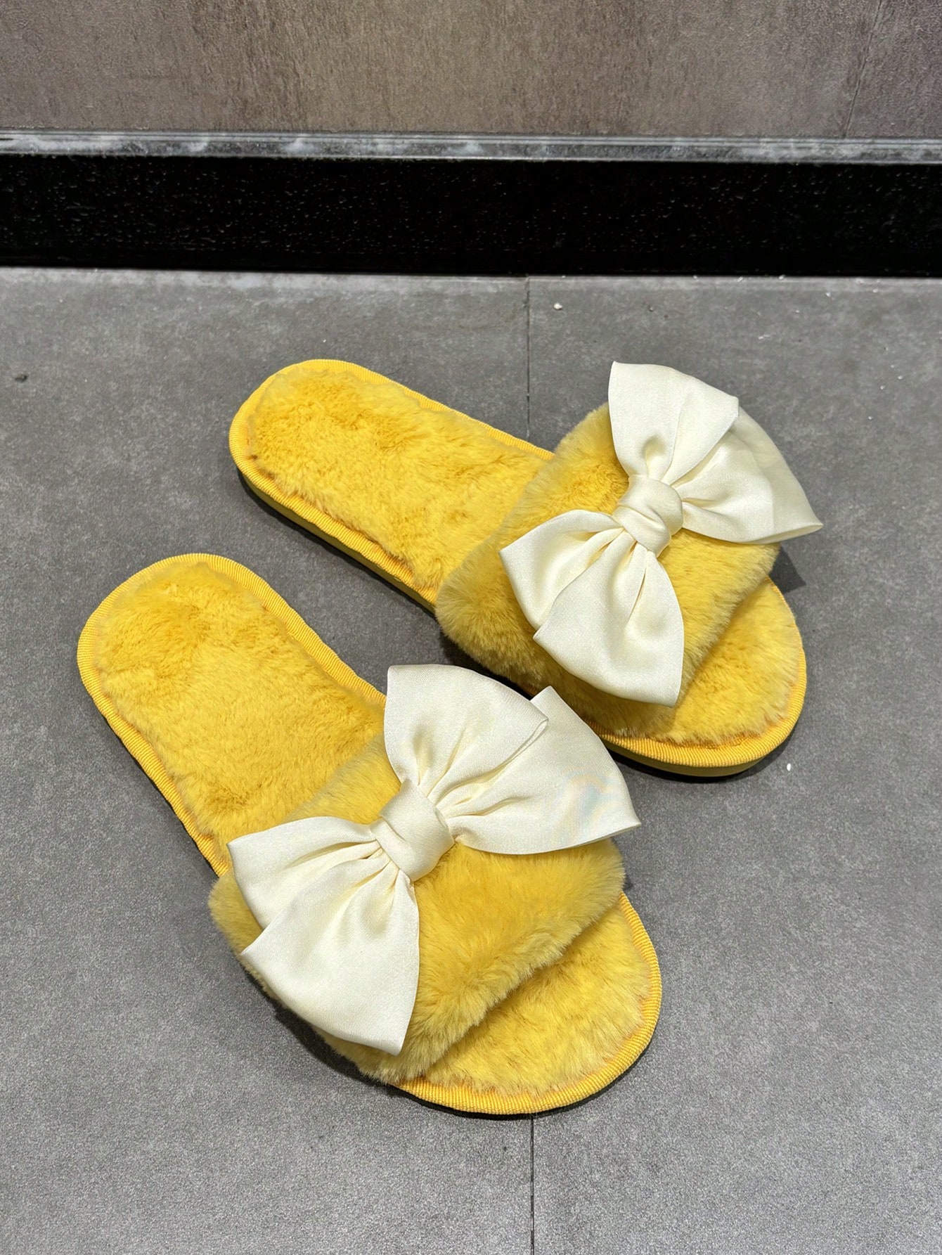 In Yellow Women Home Slippers