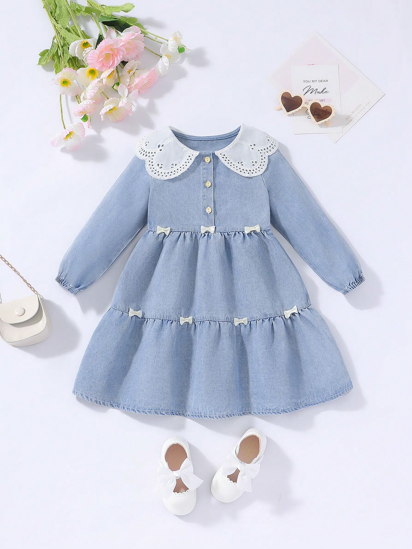 Young Girls Denim Dresses