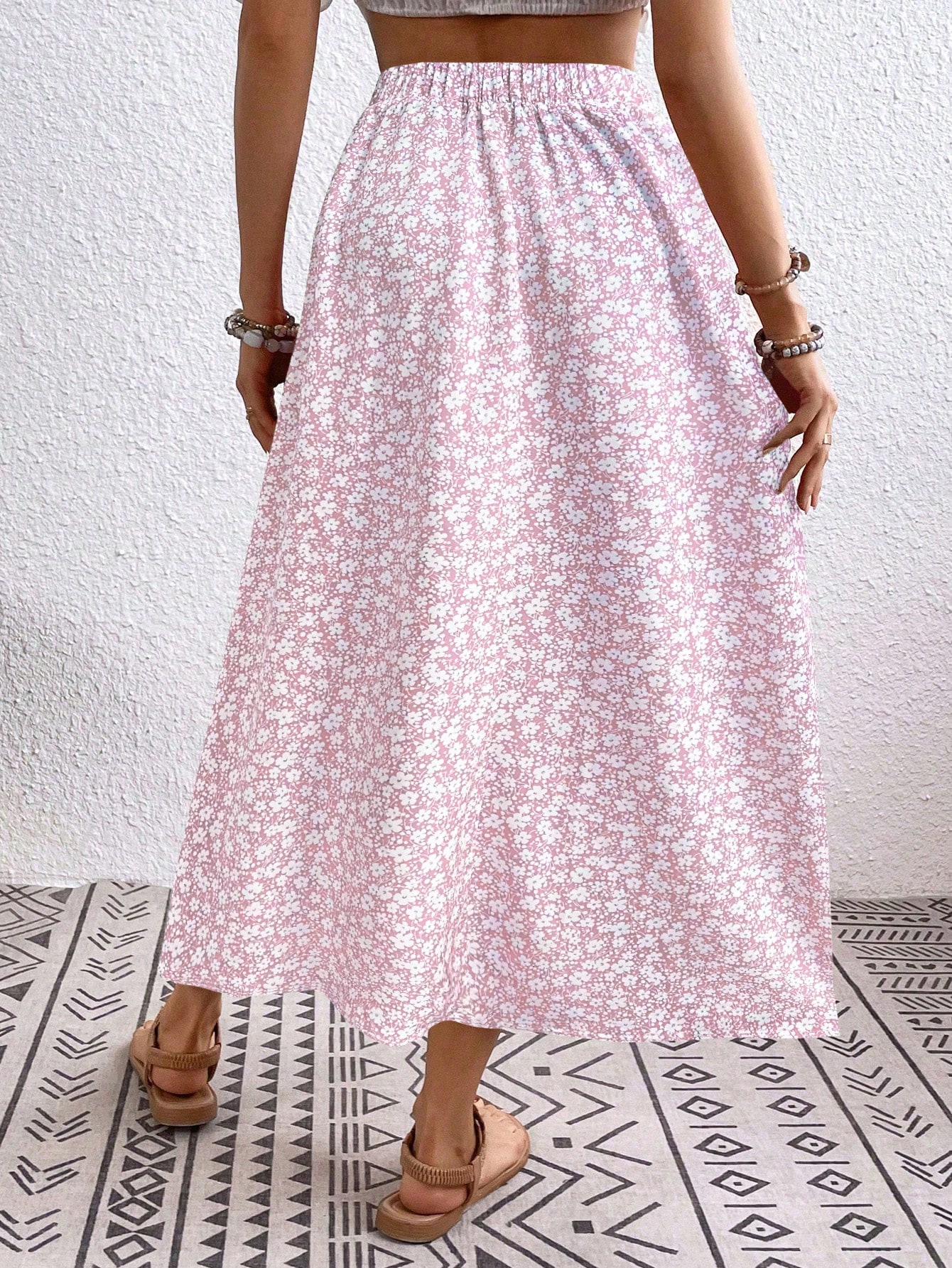 In Pink Women Skirts